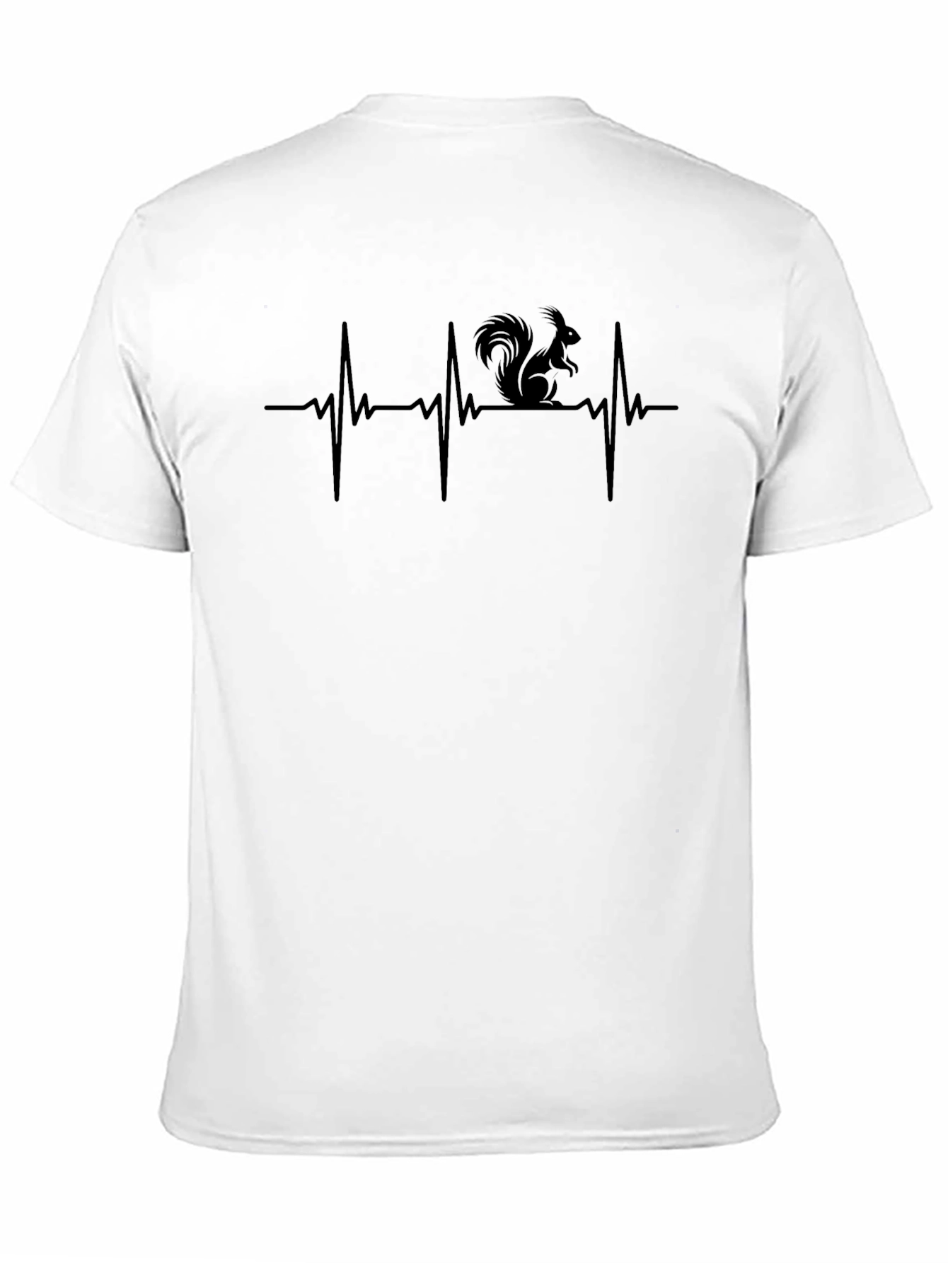 Squirrel Heartbeat Graphic T-Shirt - Mens