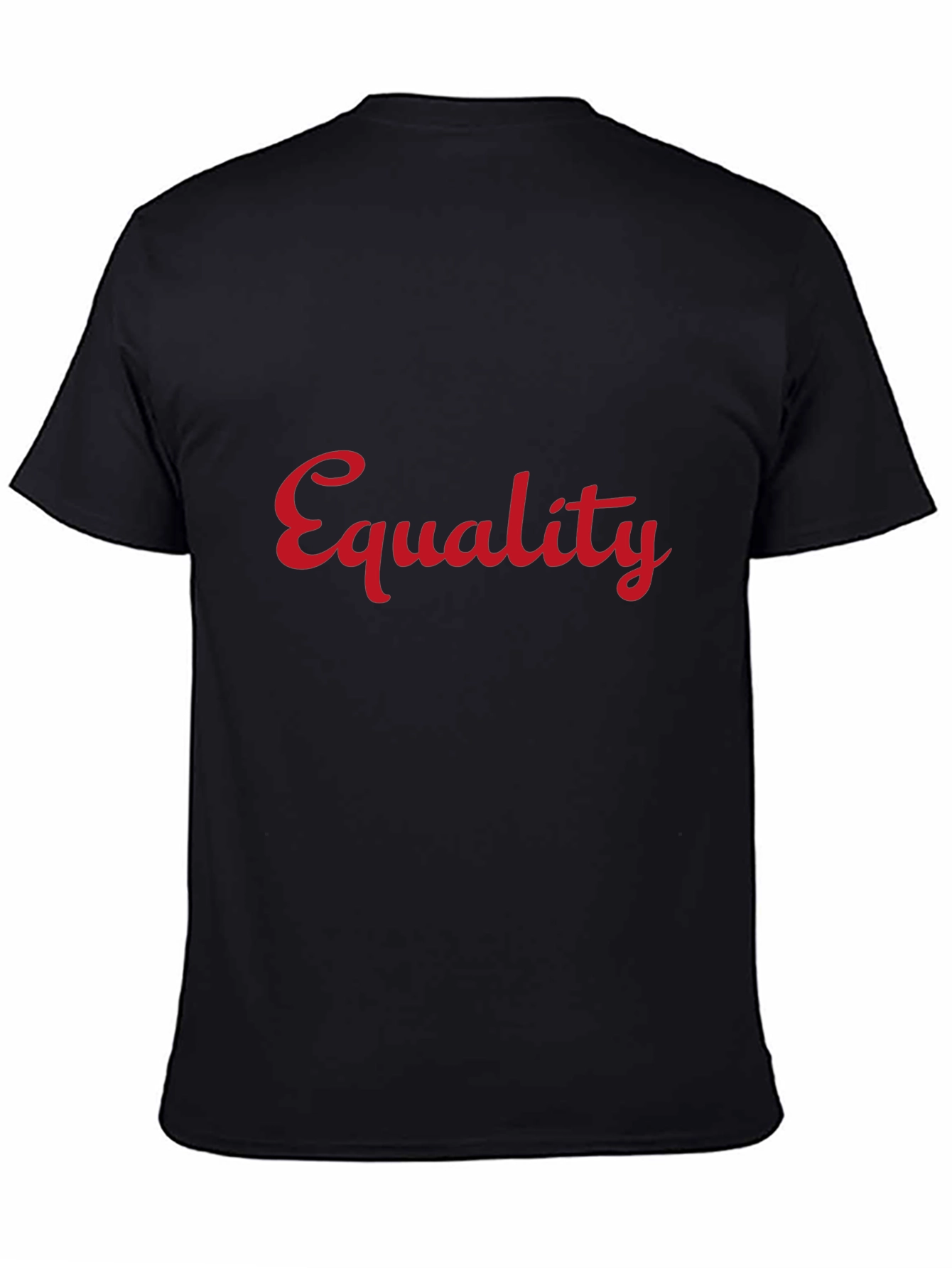 Equality Graphic Tee - Black Crew Neck