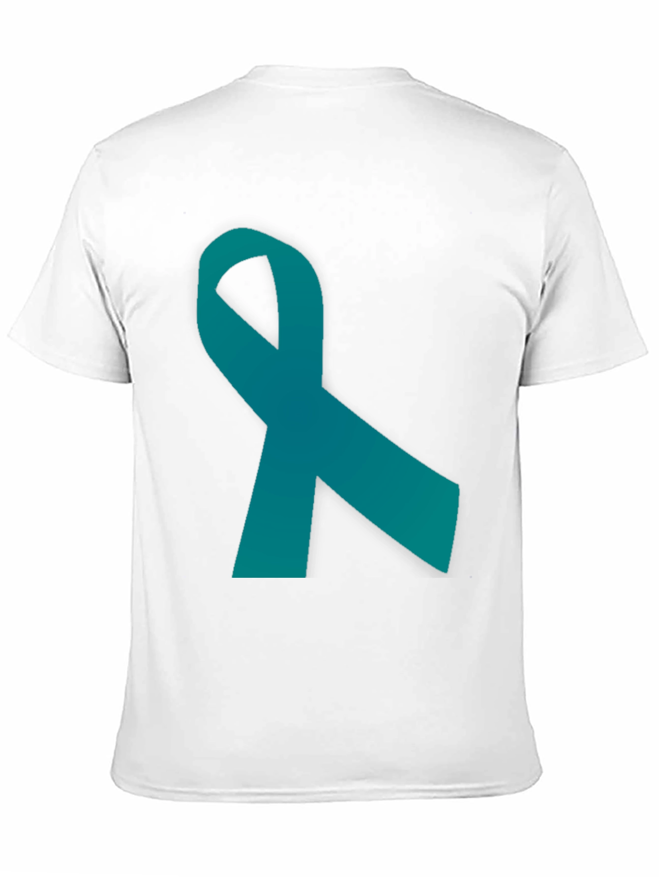 Teal Ribbon Graphic Tee - Awareness Support