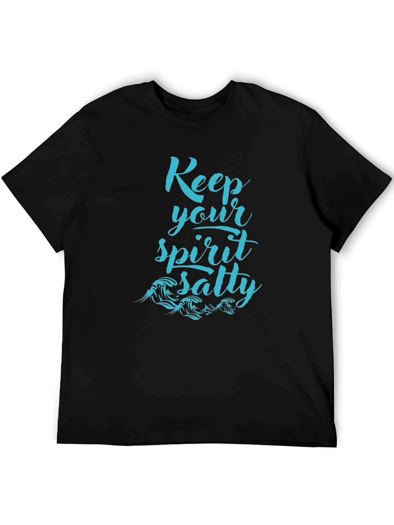 Keep Your Spirit Salty Graphic Tee - Black