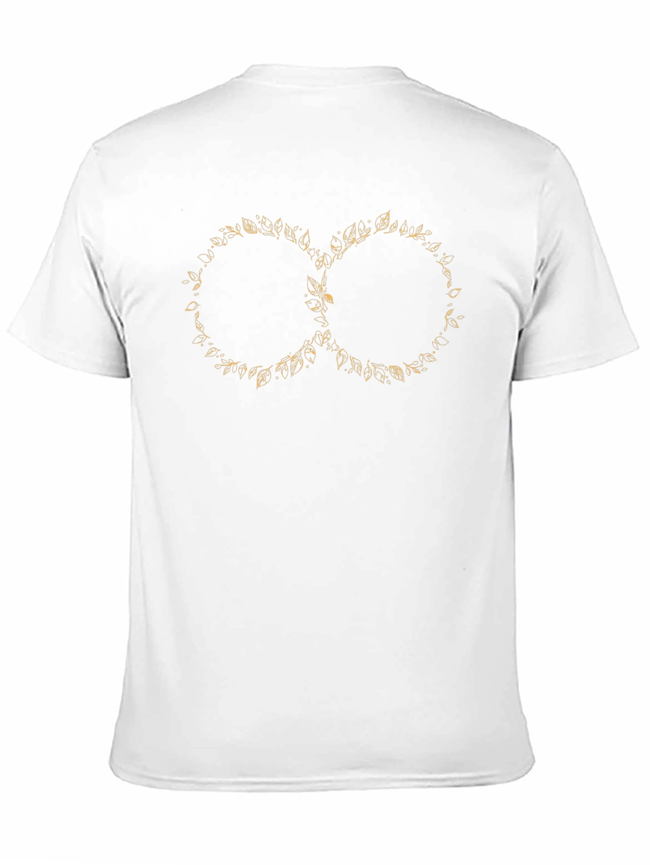 Leaf Infinity T-Shirt - Elegant Nature Inspired Design