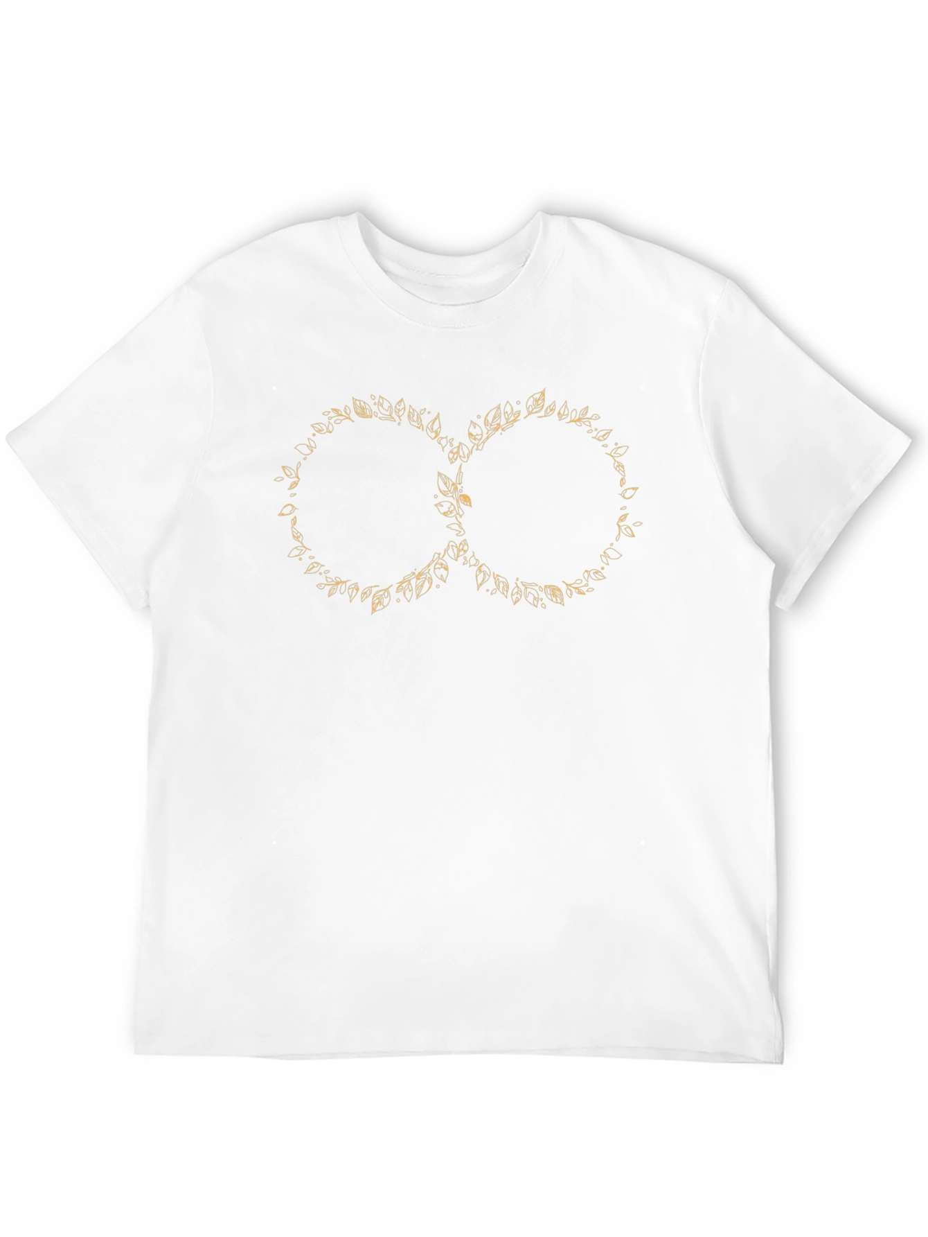 Leaf Infinity T-Shirt - Elegant Nature Inspired Design