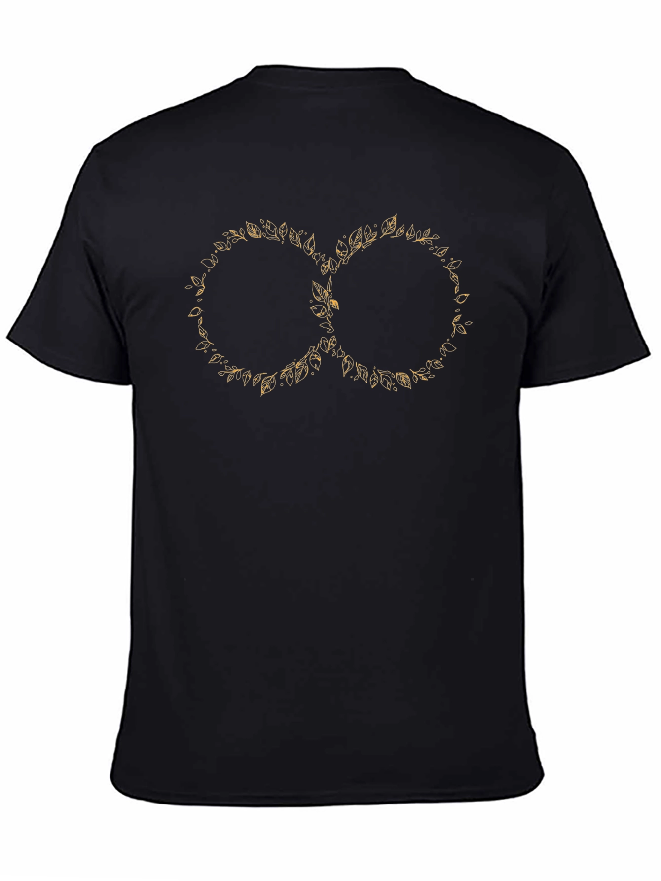 Leaf Infinity T-Shirt - Elegant Nature Inspired Design