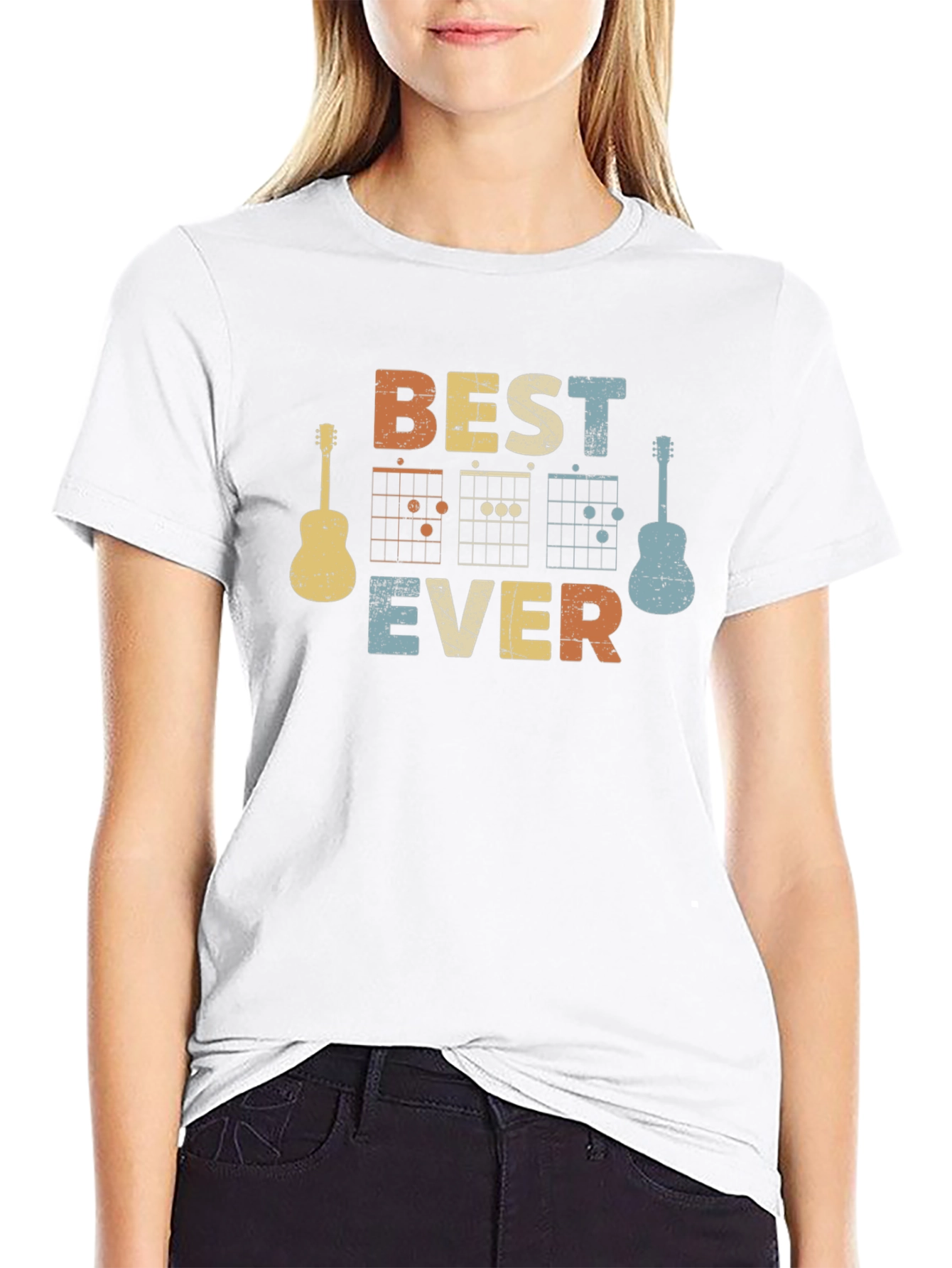Best Ever Guitar Chord T-Shirt - Musician Tee