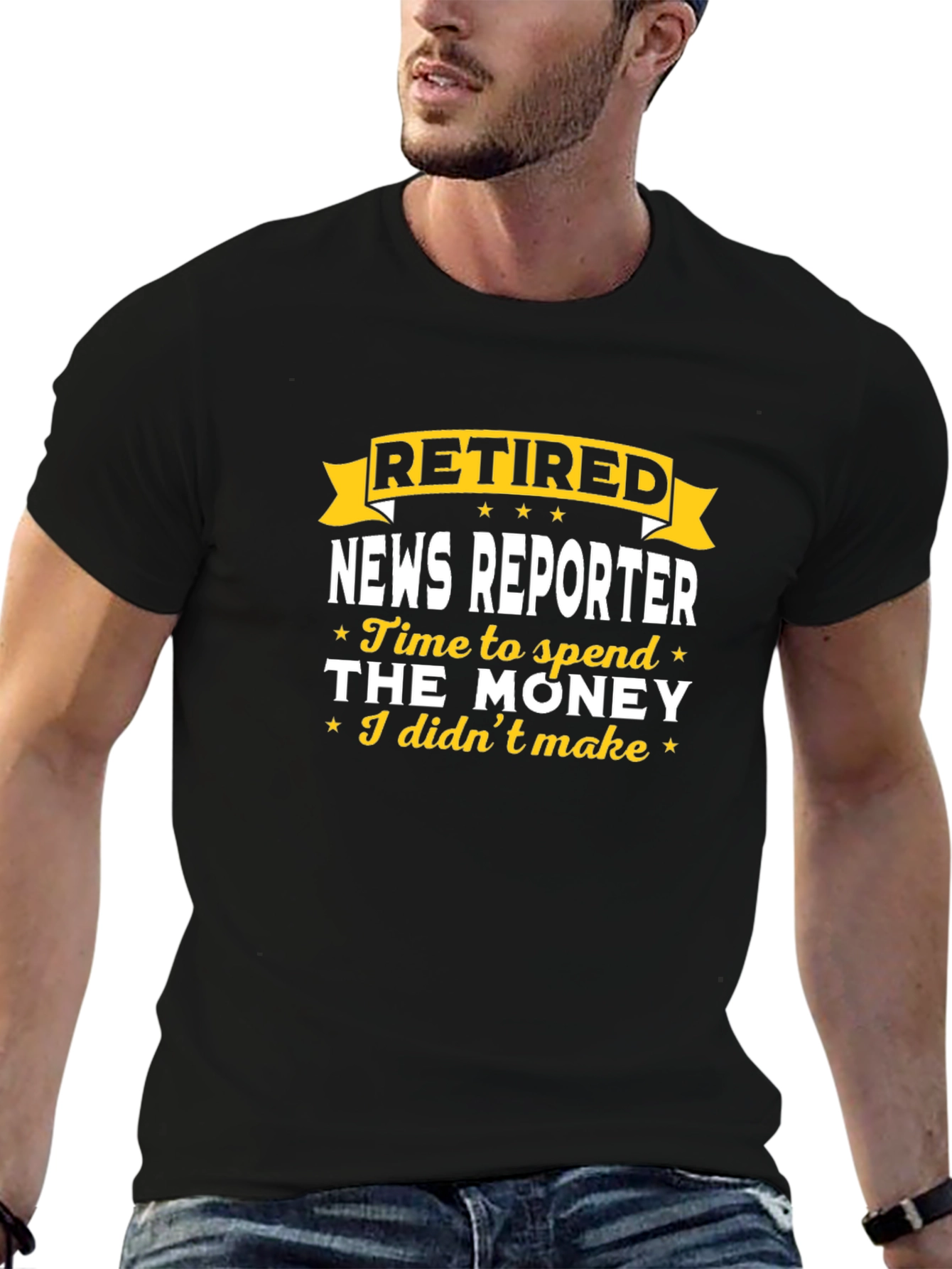 Retired News Reporter T-Shirt - Funny Retirement Gift