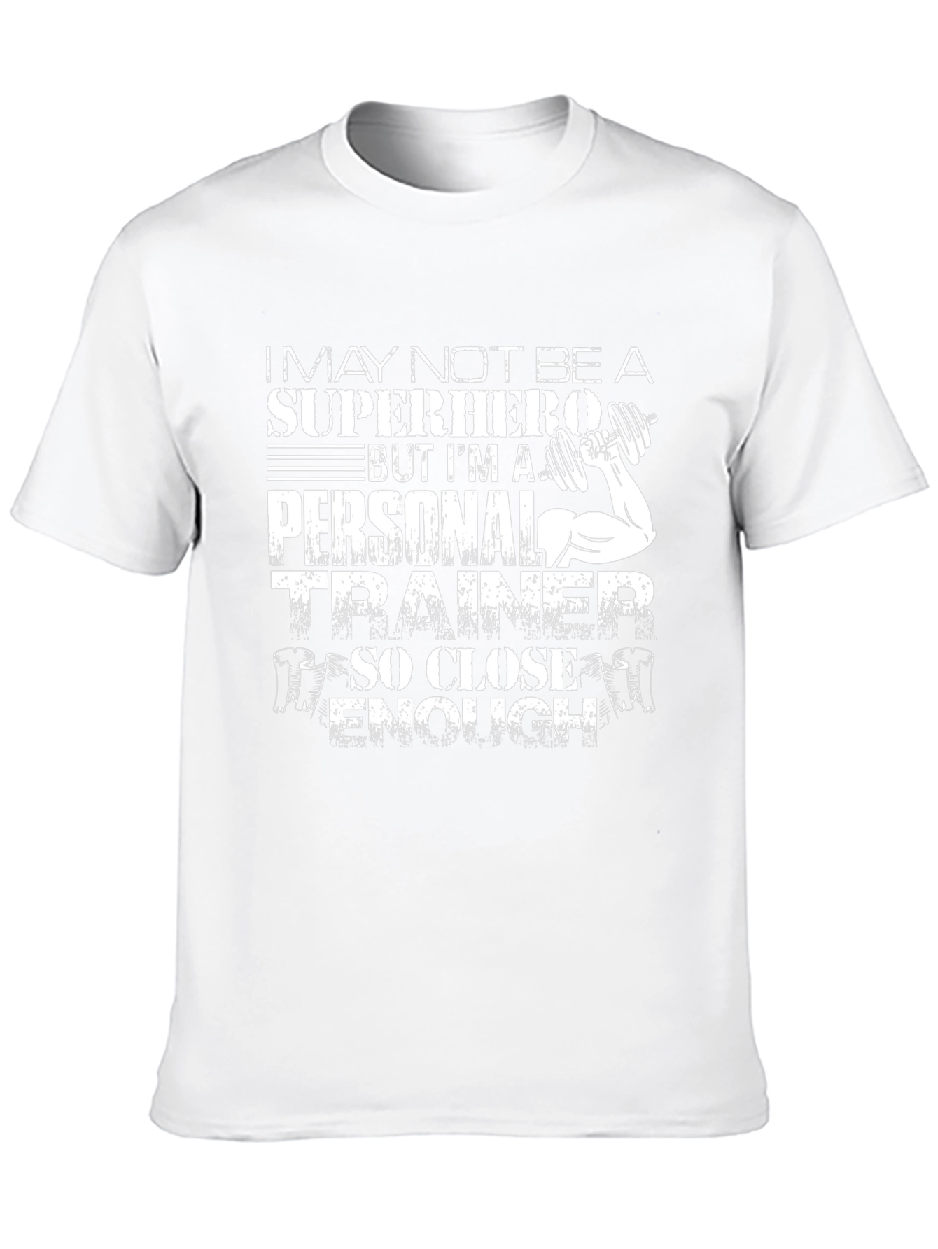 Superhero Personal Trainer Graphic T-Shirt