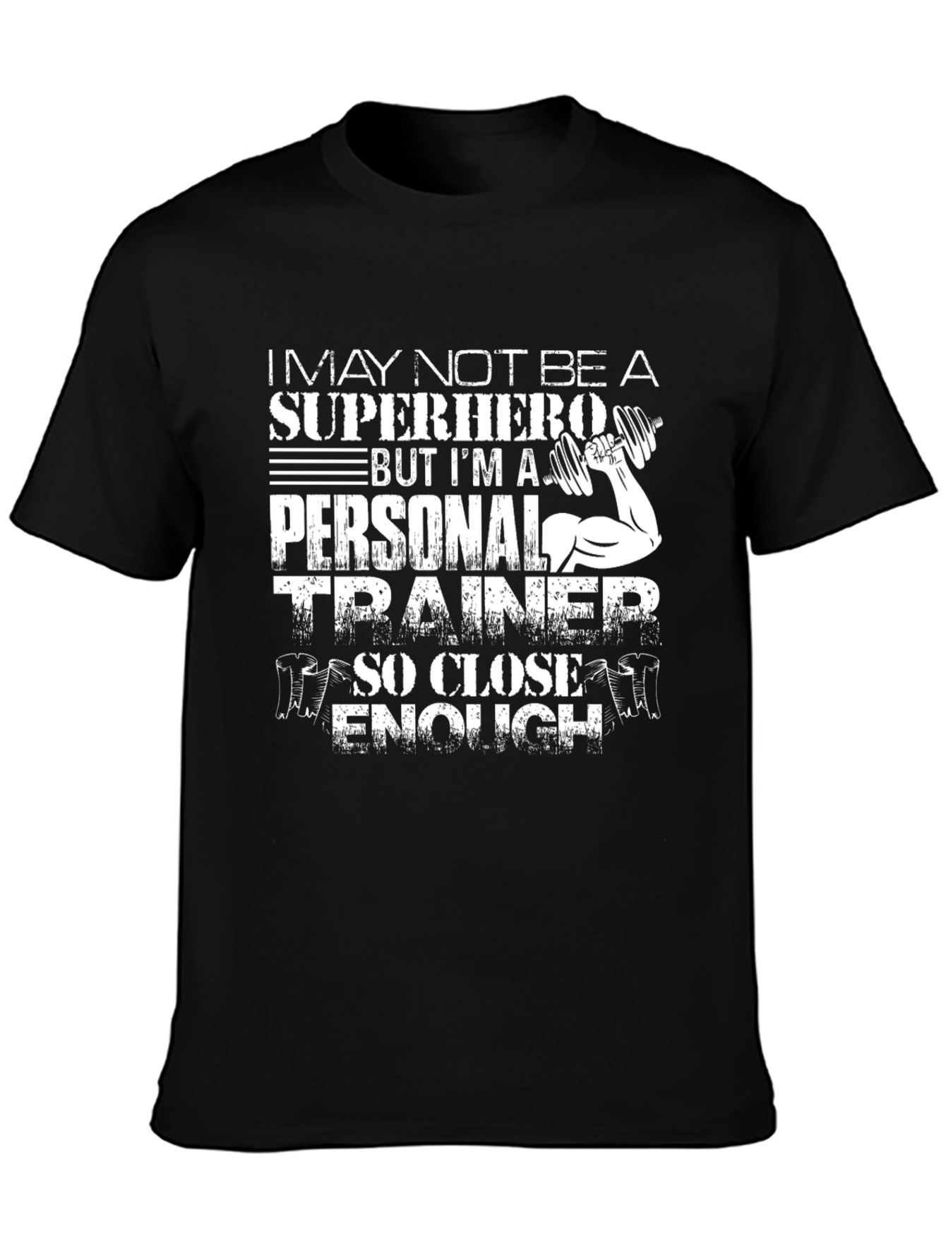 Superhero Personal Trainer Graphic T-Shirt
