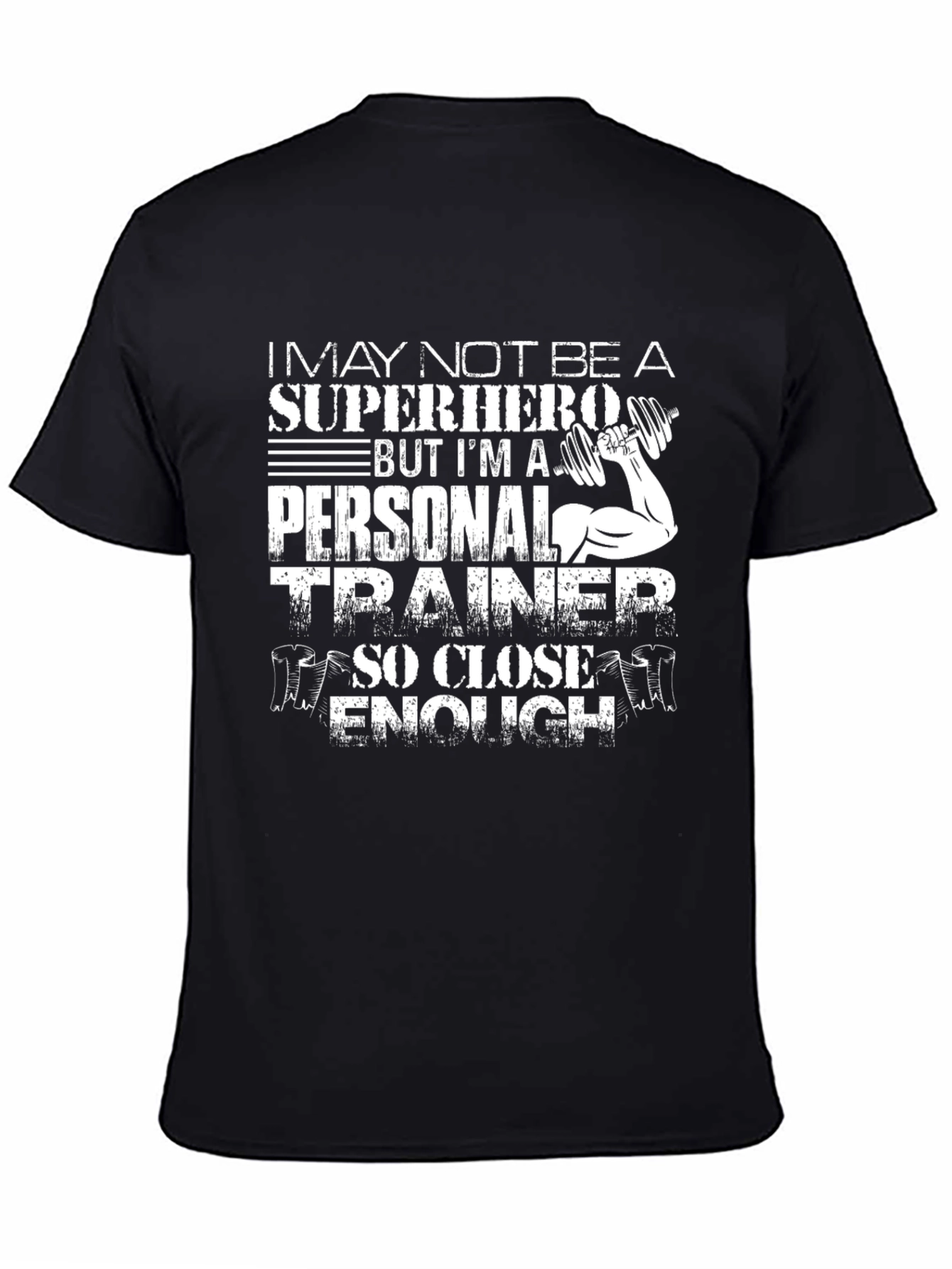 Superhero Personal Trainer Graphic T-Shirt