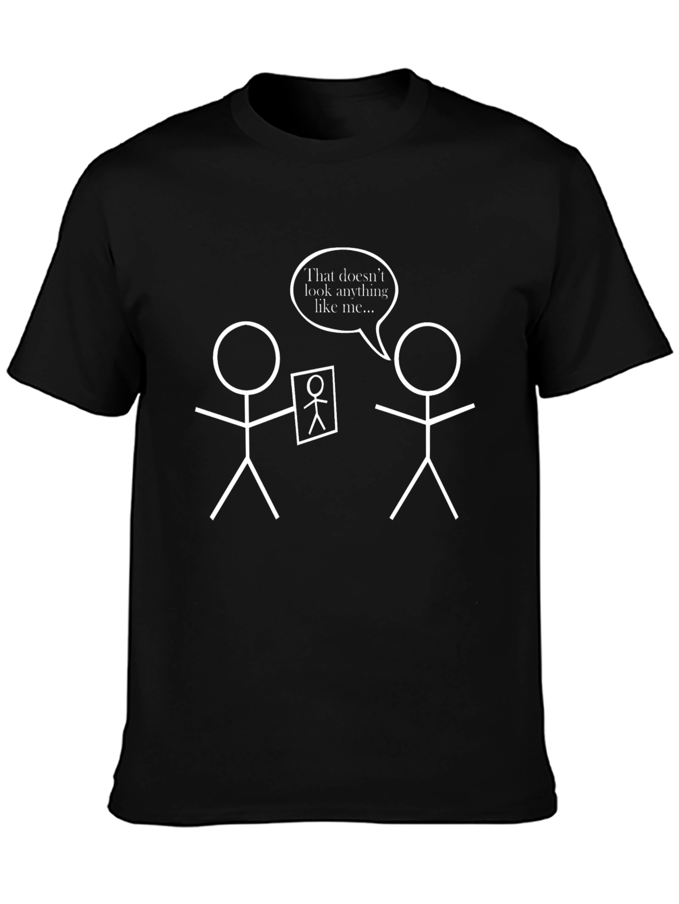Funny Stick Figure Graphic T-Shirt