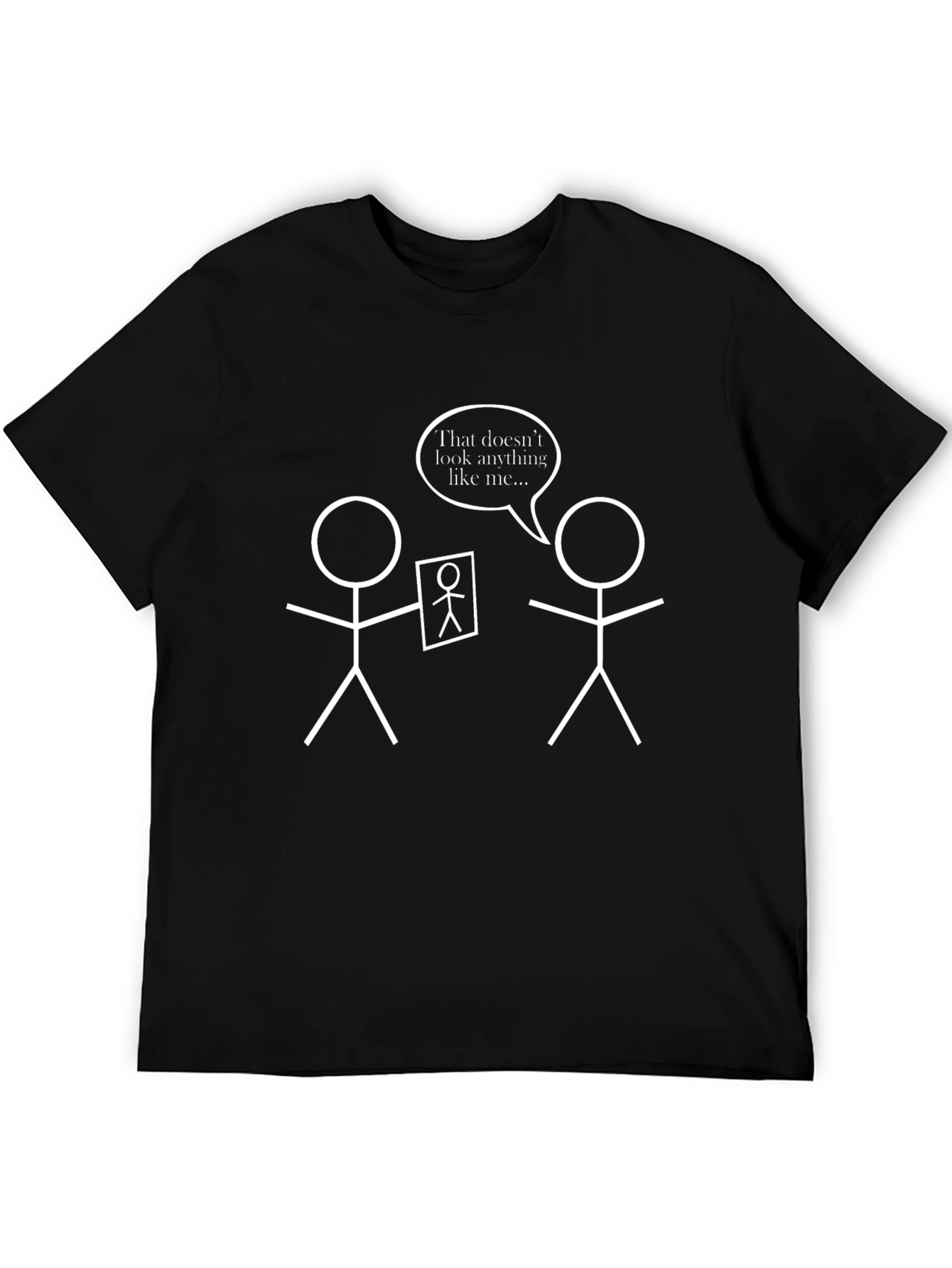 Funny Stick Figure Graphic T-Shirt
