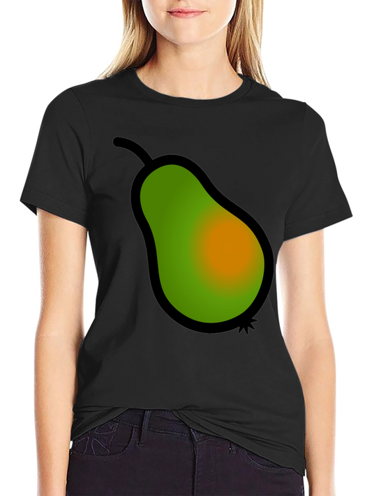 Pear Graphic Tee - Stylish Fruit Design