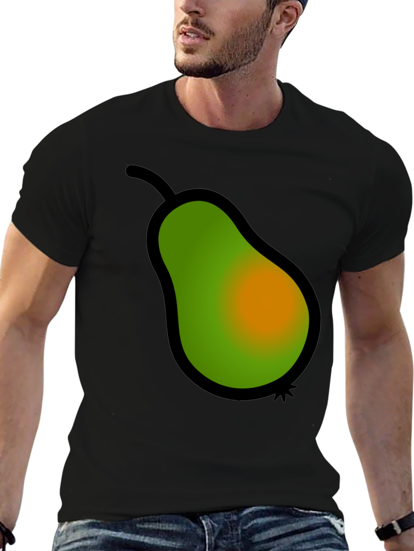 Pear Graphic Tee - Stylish Fruit Design