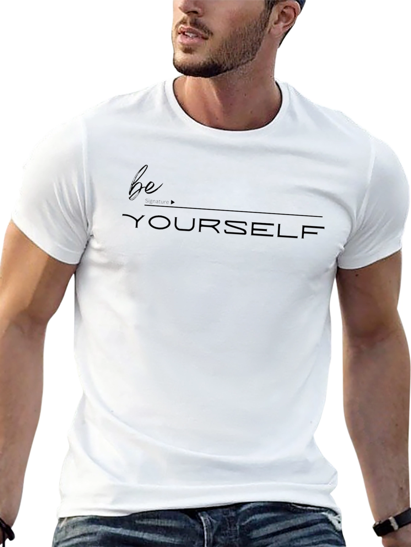 Be Yourself Black T-Shirt