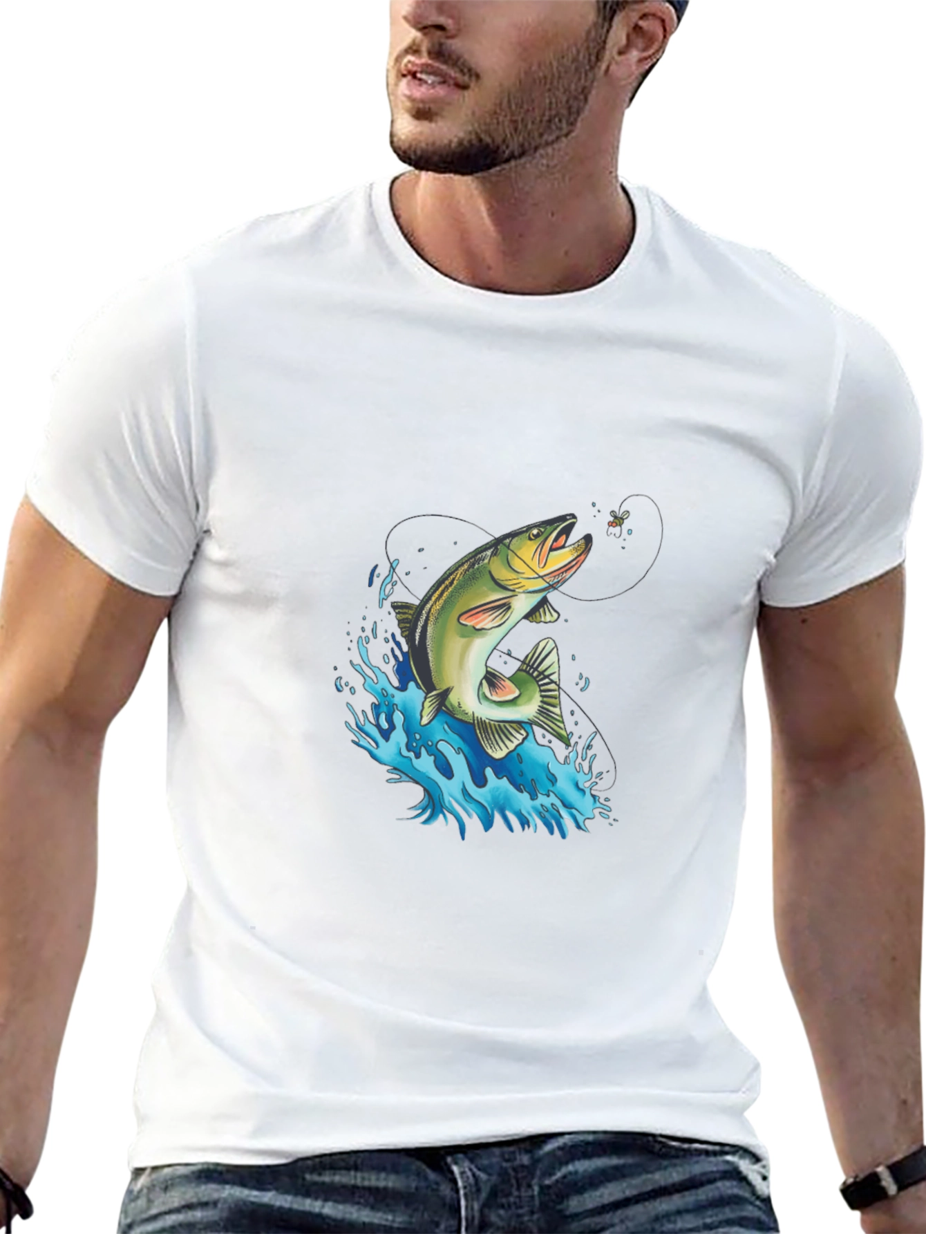 Fishing T-Shirt - Catch of the Day Graphic Tee