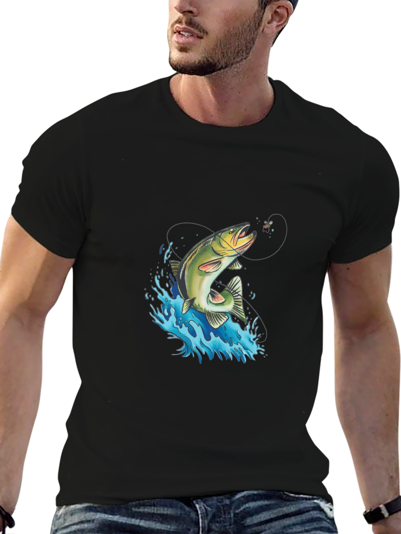 Fishing T-Shirt - Catch of the Day Graphic Tee
