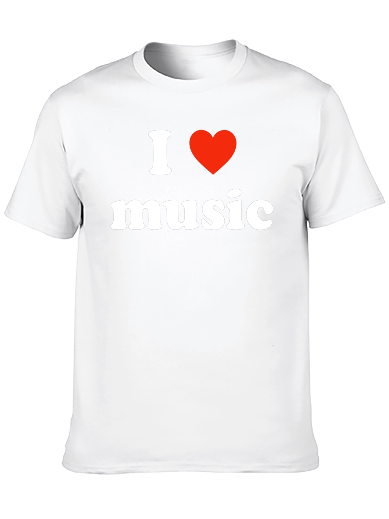 I Heart Music Black T-Shirt