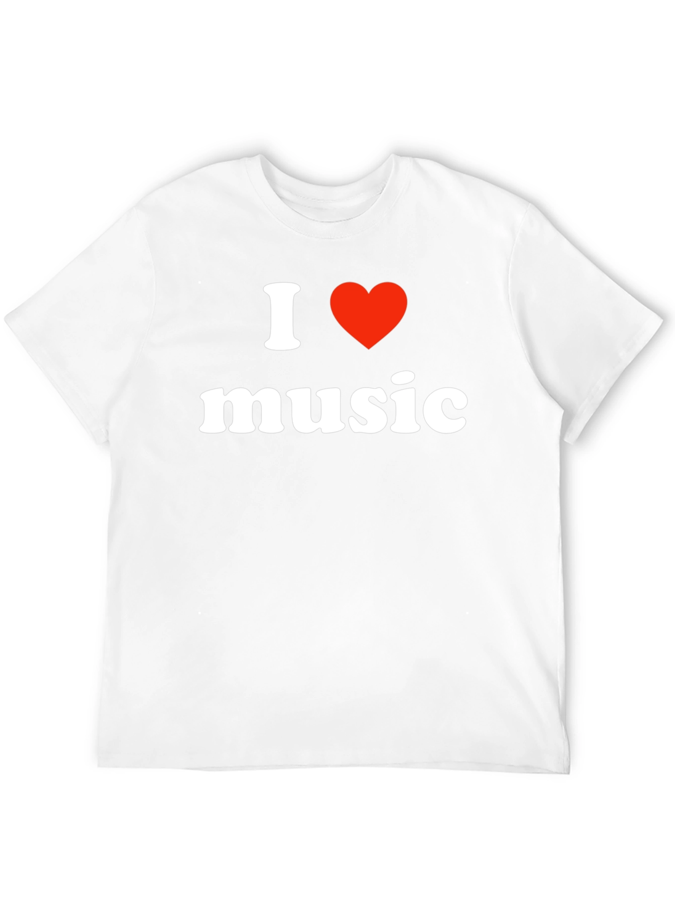 I Heart Music Black T-Shirt