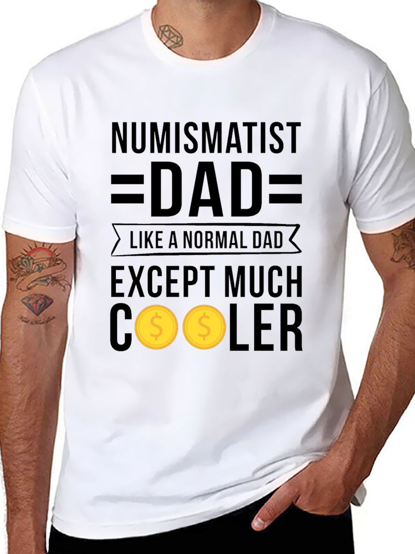 Numismatist Dad T-Shirt - Collector Gift