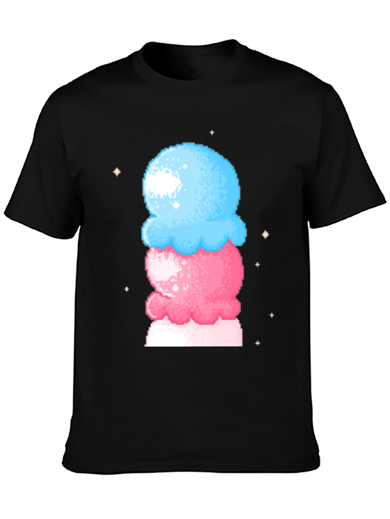 Pixel Ice Cream T-Shirt - Retro Gaming Style