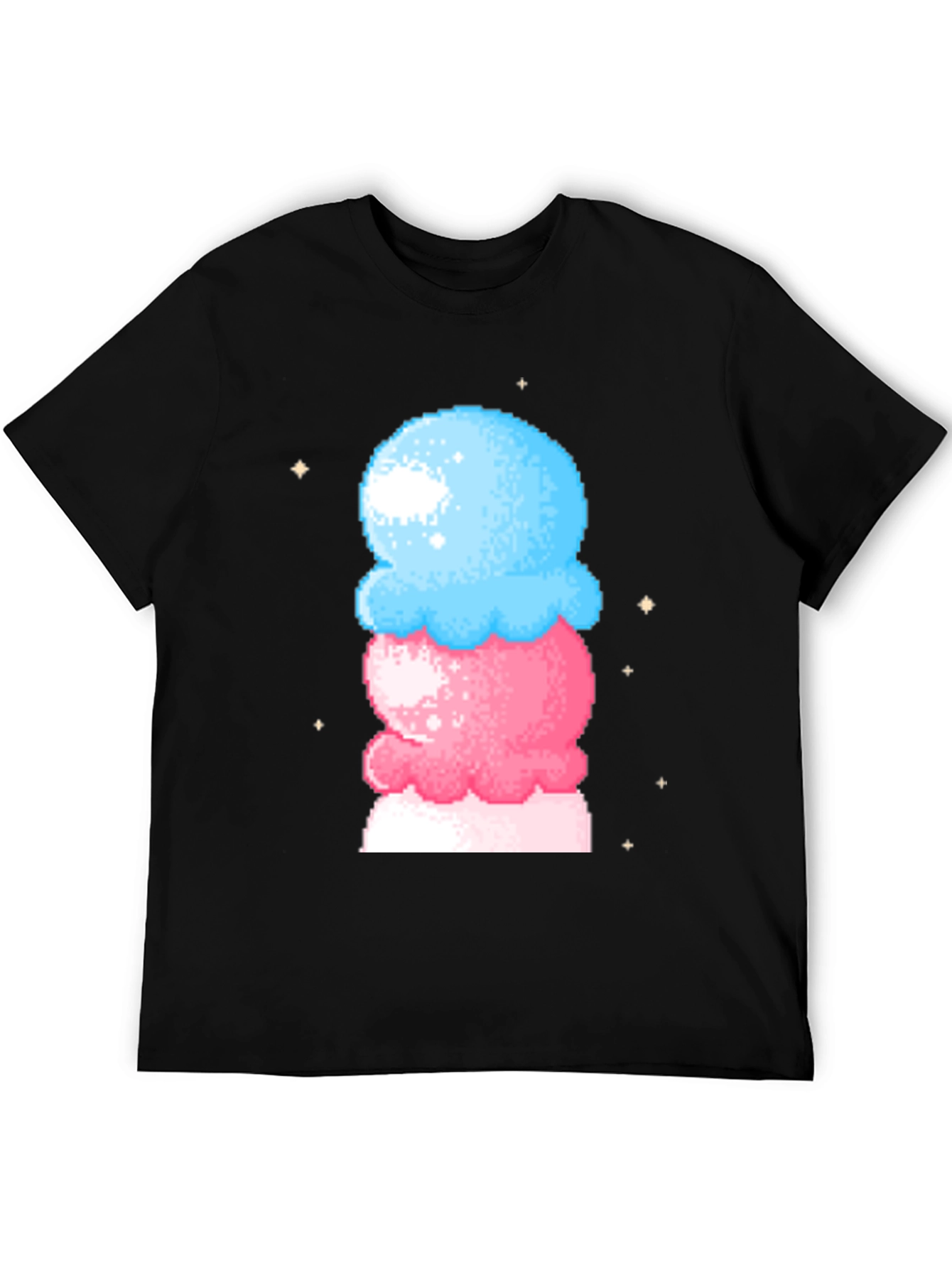 Pixel Ice Cream T-Shirt - Retro Gaming Style