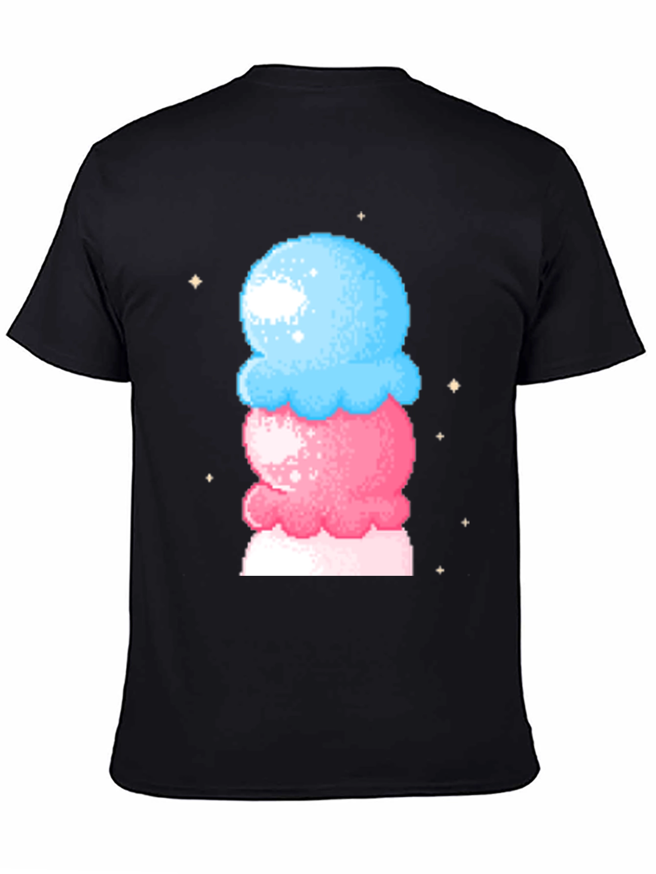 Pixel Ice Cream T-Shirt - Retro Gaming Style