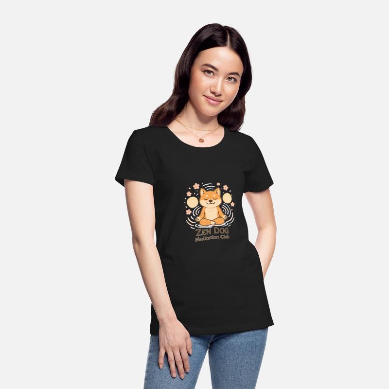 Zen Dog Meditation Club – Shiba Inu Shirt