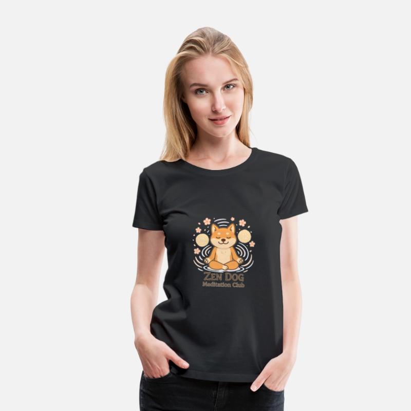 Zen Dog Meditation Club – Shiba Inu Shirt