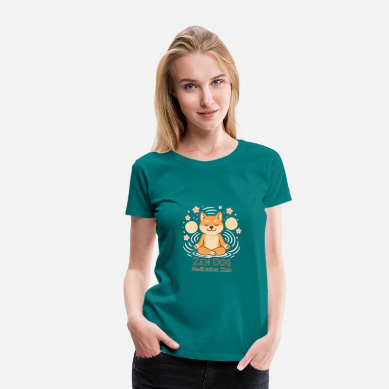 Zen Dog Meditation Club – Shiba Inu Shirt