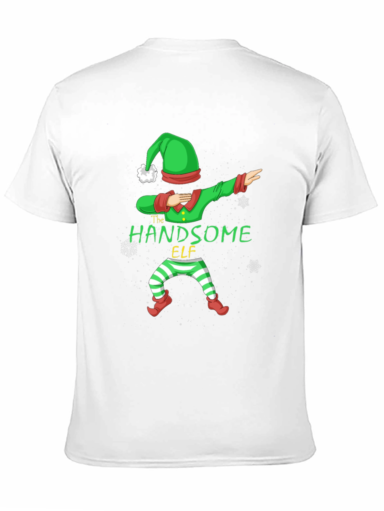Handsome Elf Dabbing Christmas T-Shirt