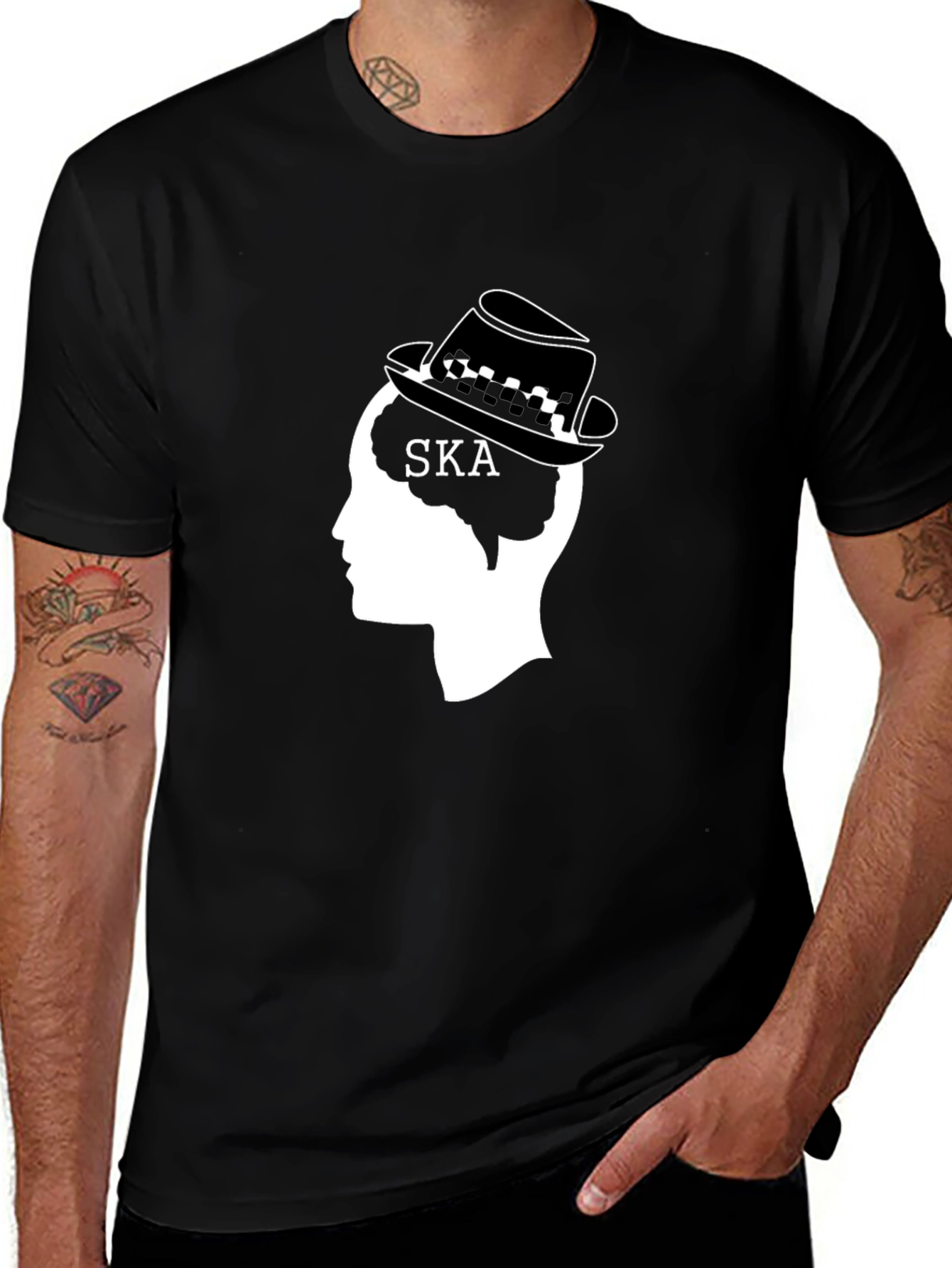 Ska Music T-Shirt - Black Graphic Tee