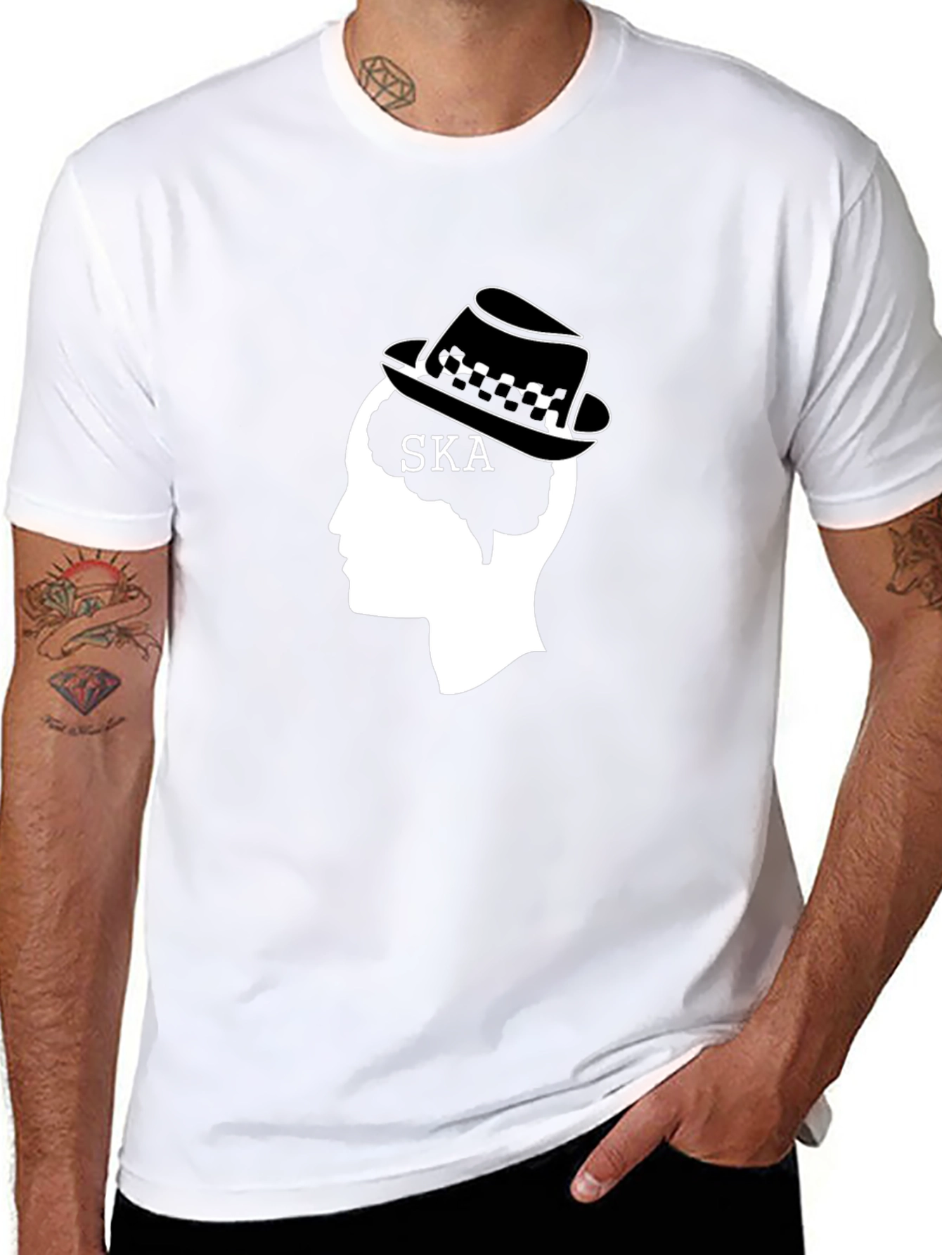Ska Music T-Shirt - Black Graphic Tee