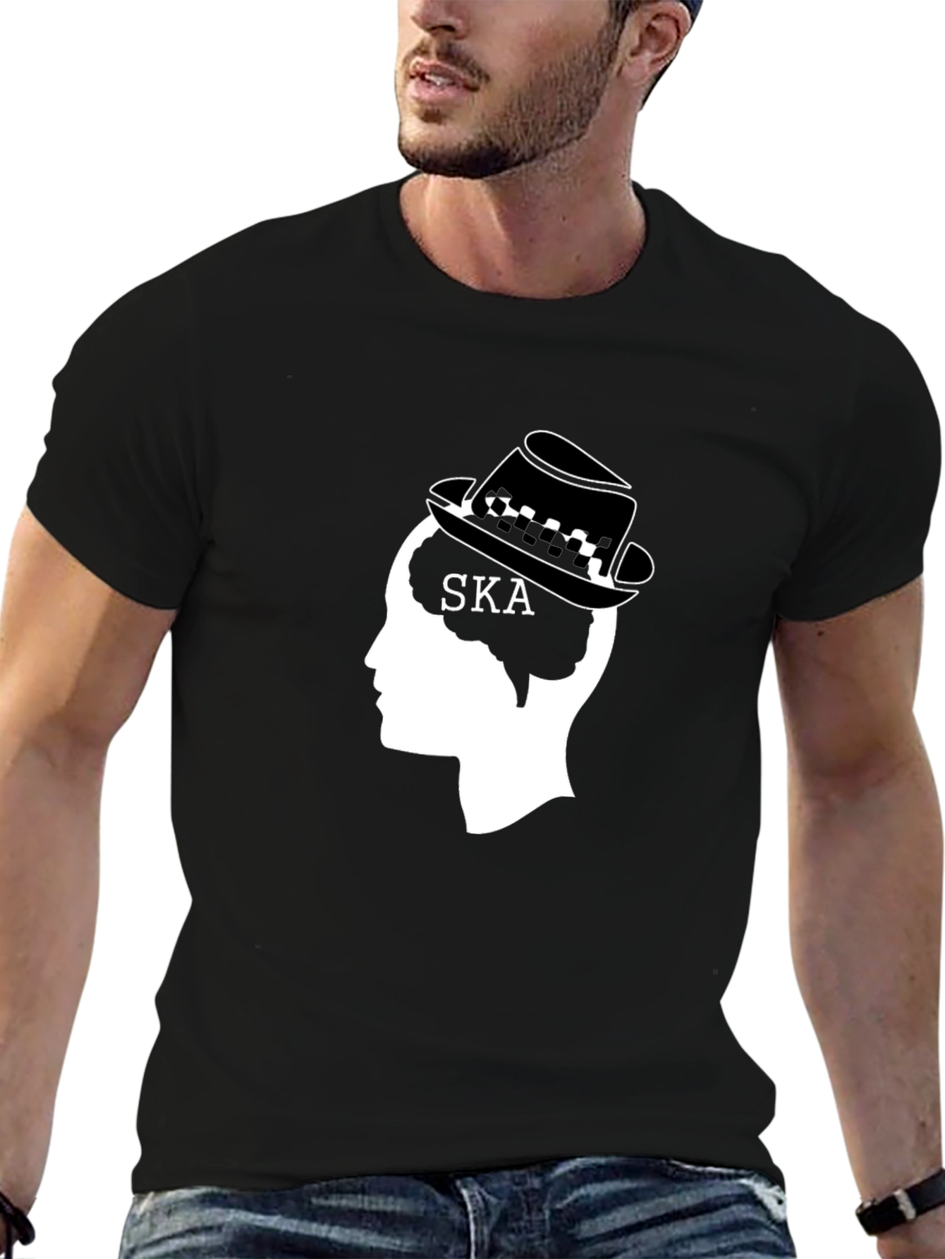 Ska Music T-Shirt - Black Graphic Tee