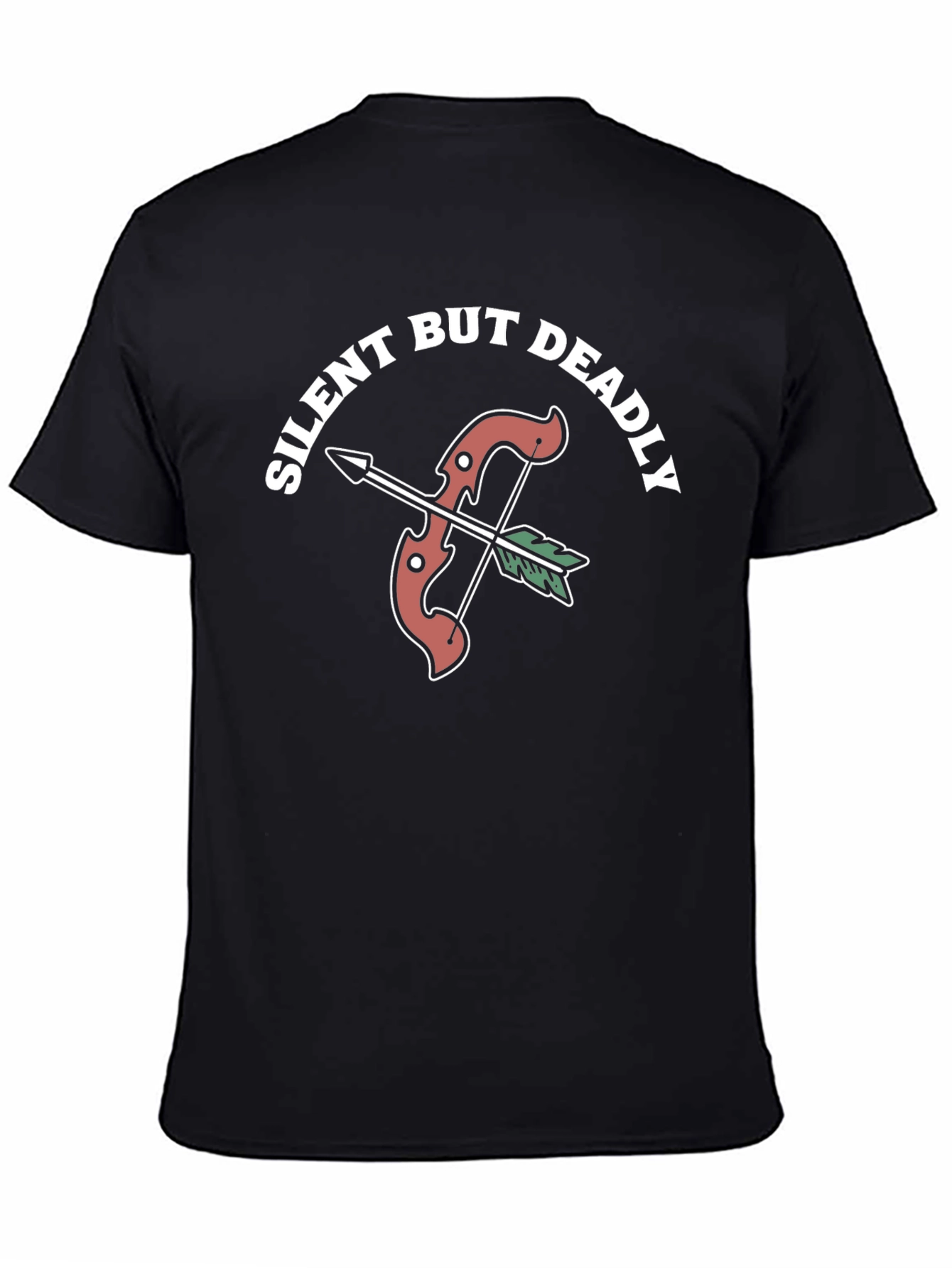 Silent But Deadly Bow & Arrow Graphic Tee