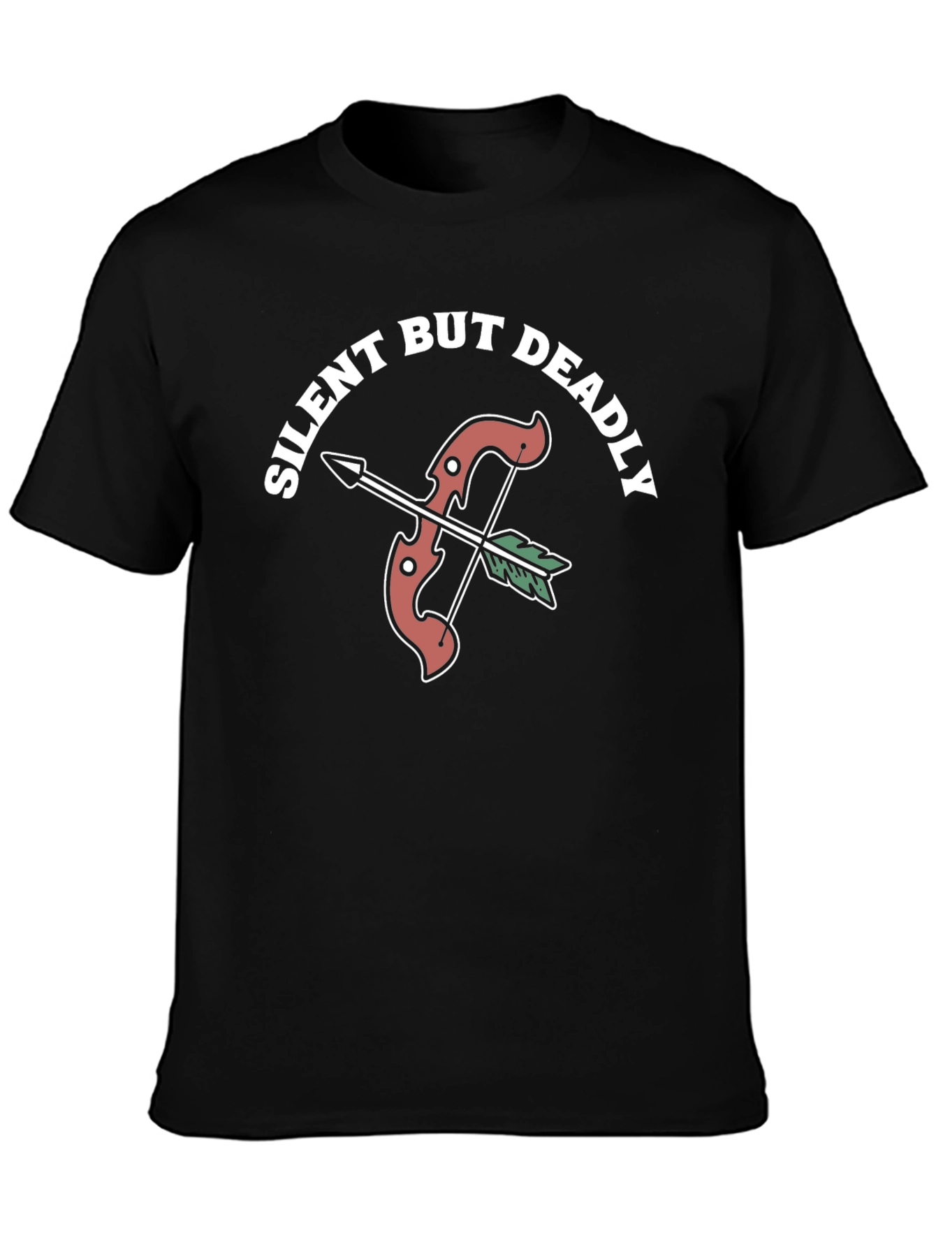 Silent But Deadly Bow & Arrow Graphic Tee