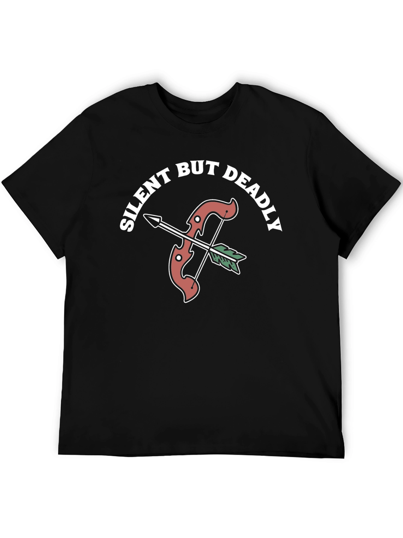 Silent But Deadly Bow & Arrow Graphic Tee