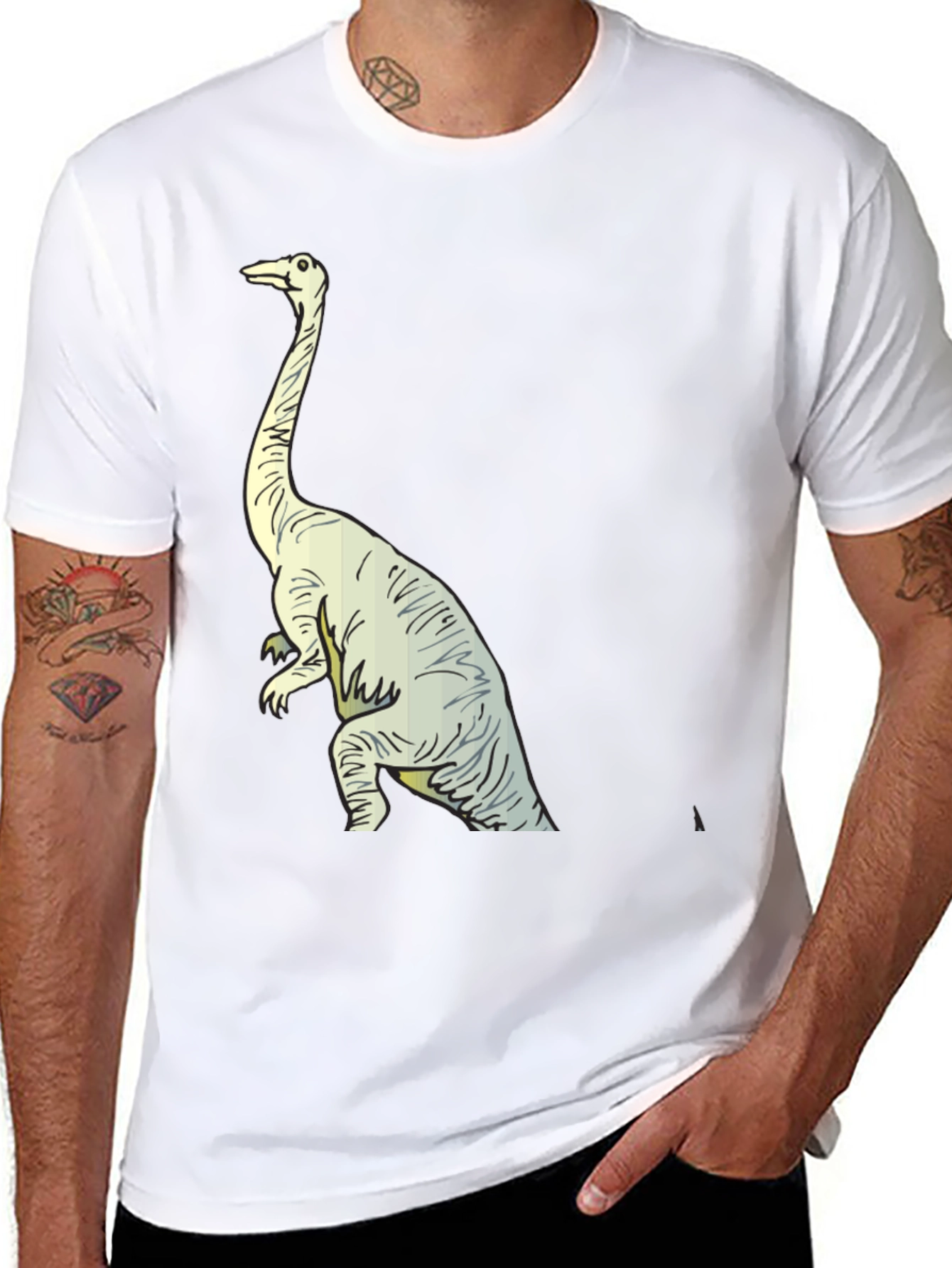 Dinosaur Graphic Black Tee