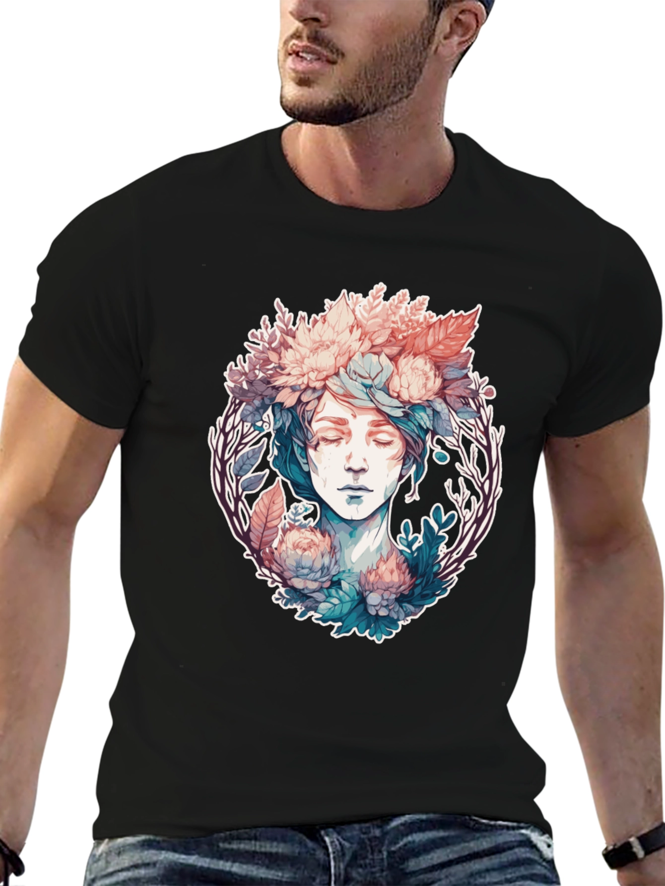 Floral Goddess Graphic Tee