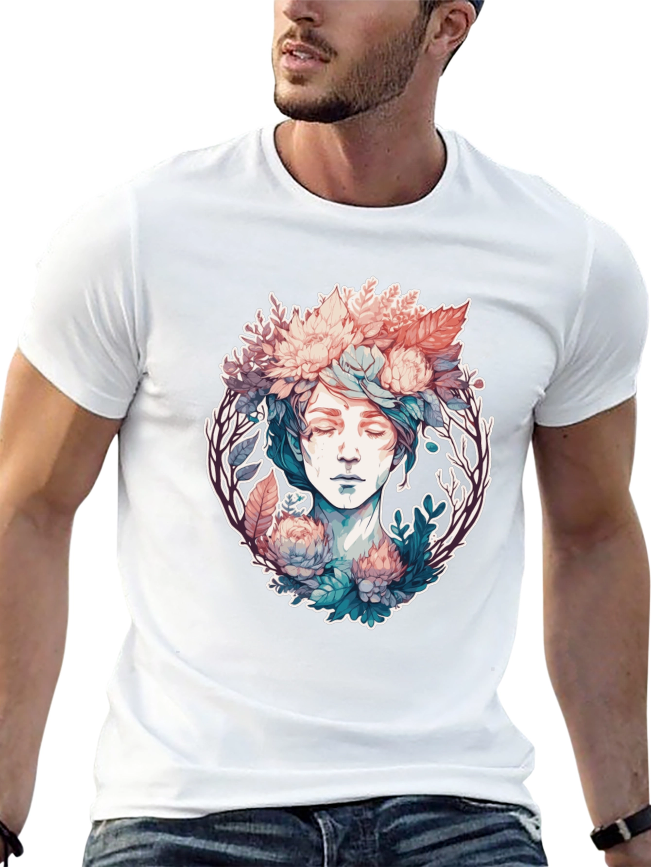 Floral Goddess Graphic Tee