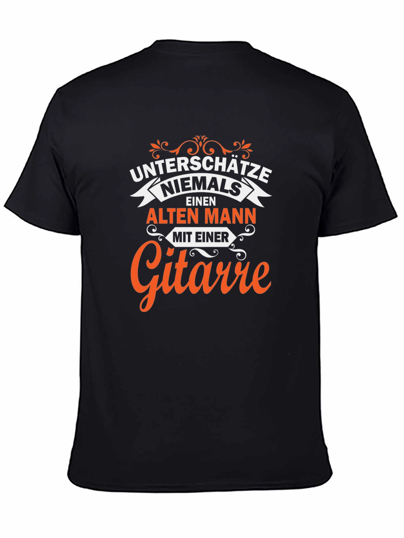 Guitar Old Man T-Shirt - Funny German Quote Tee