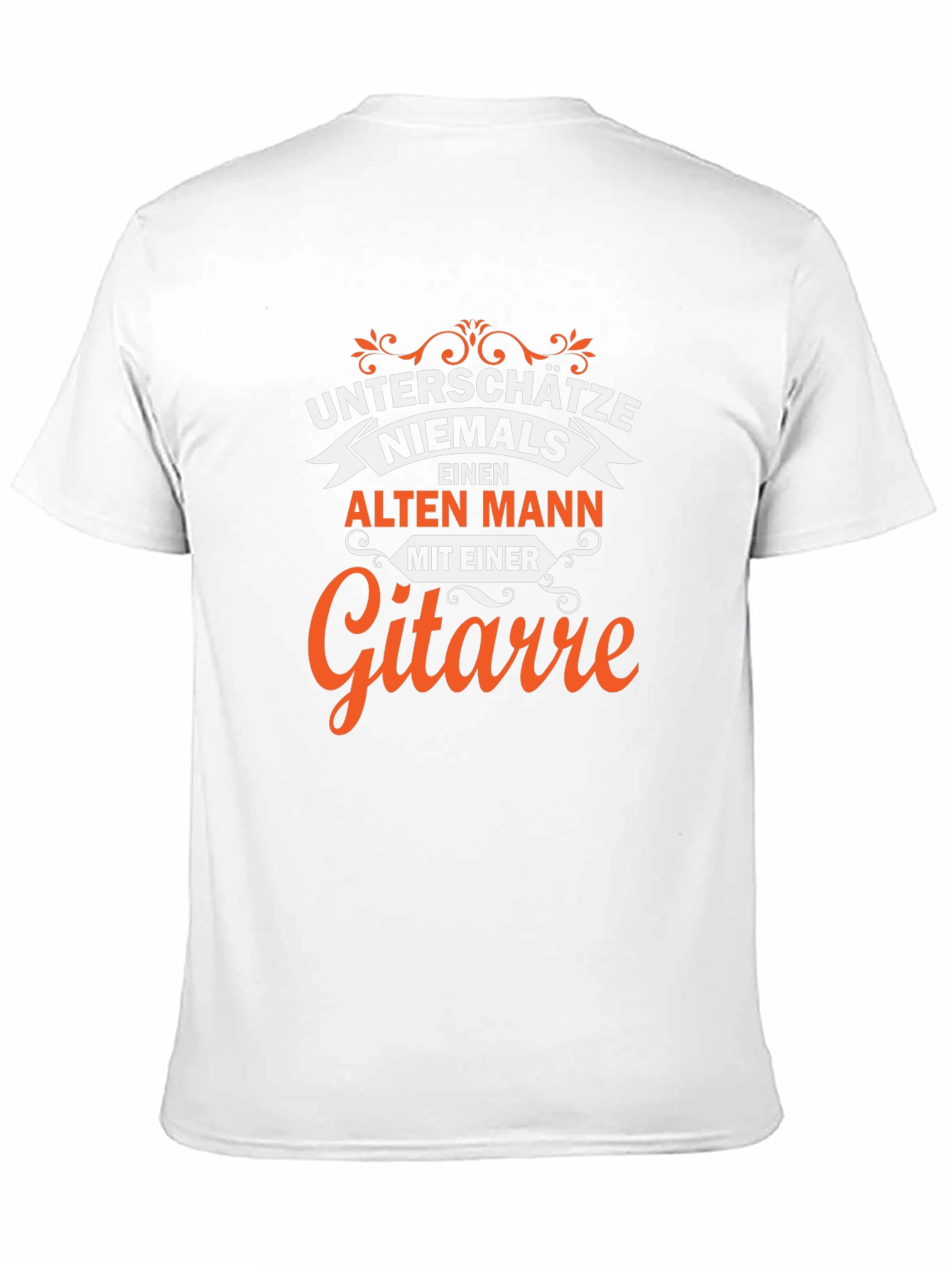 Guitar Old Man T-Shirt - Funny German Quote Tee