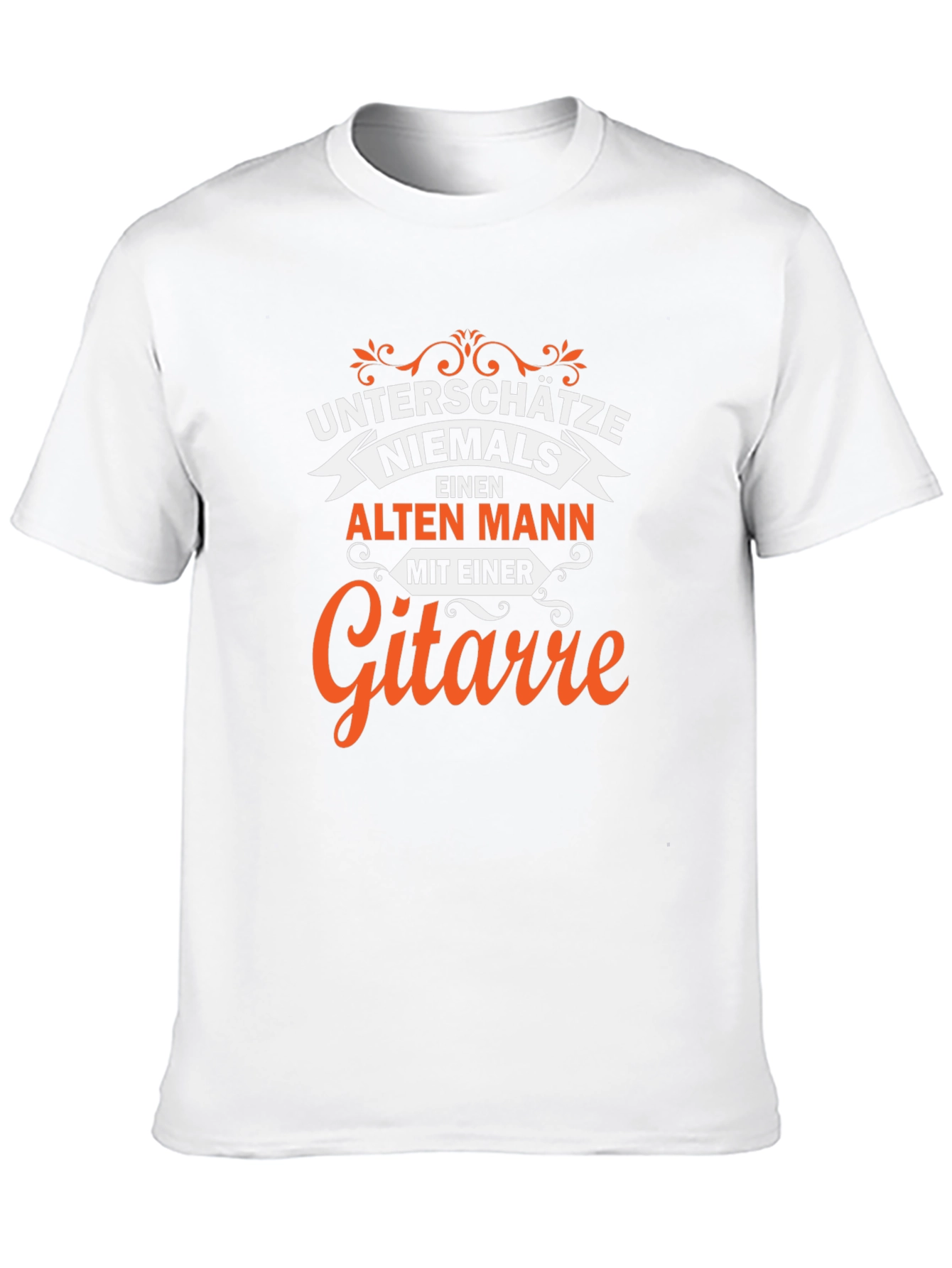 Guitar Old Man T-Shirt - Funny German Quote Tee
