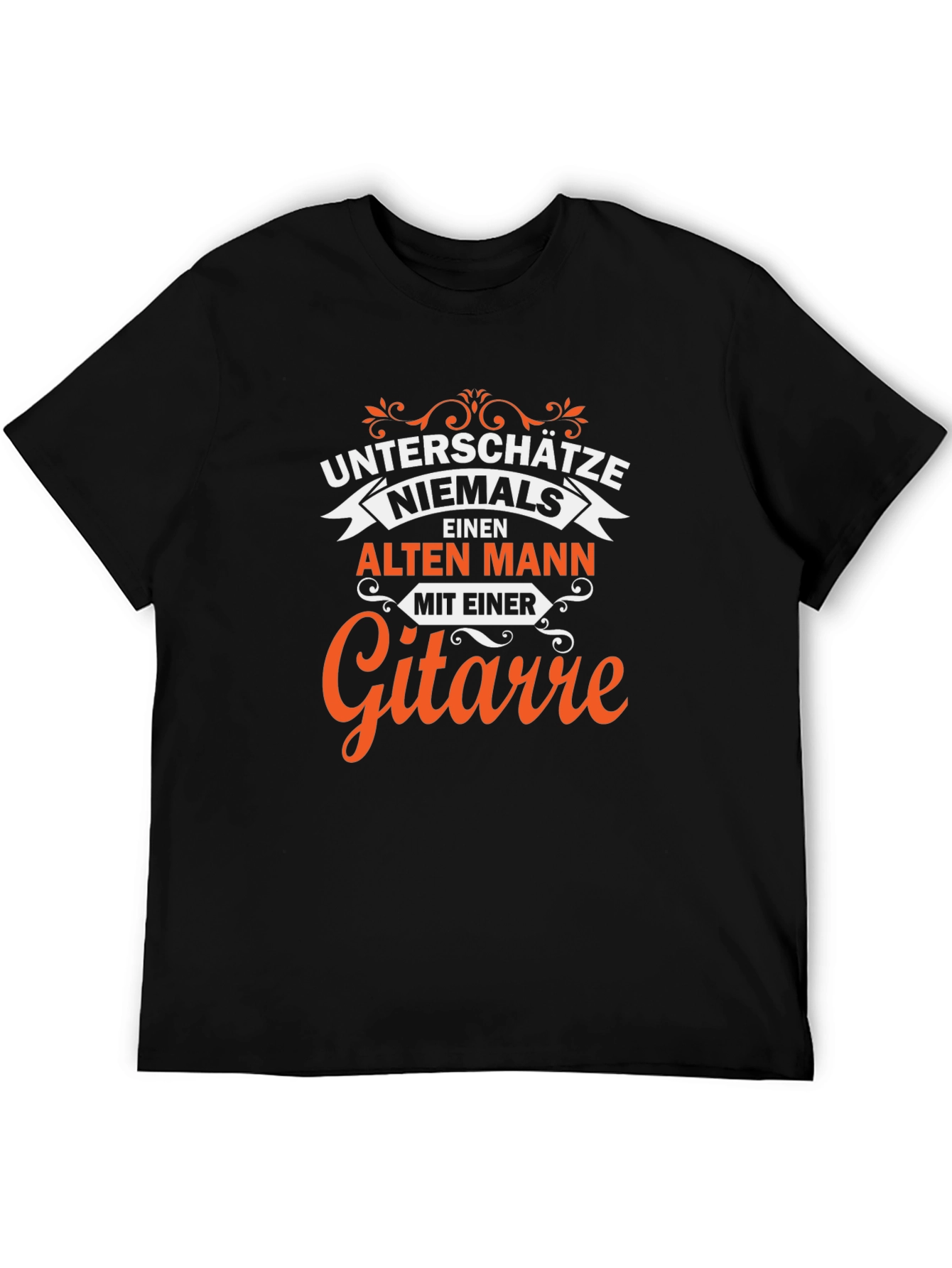 Guitar Old Man T-Shirt - Funny German Quote Tee