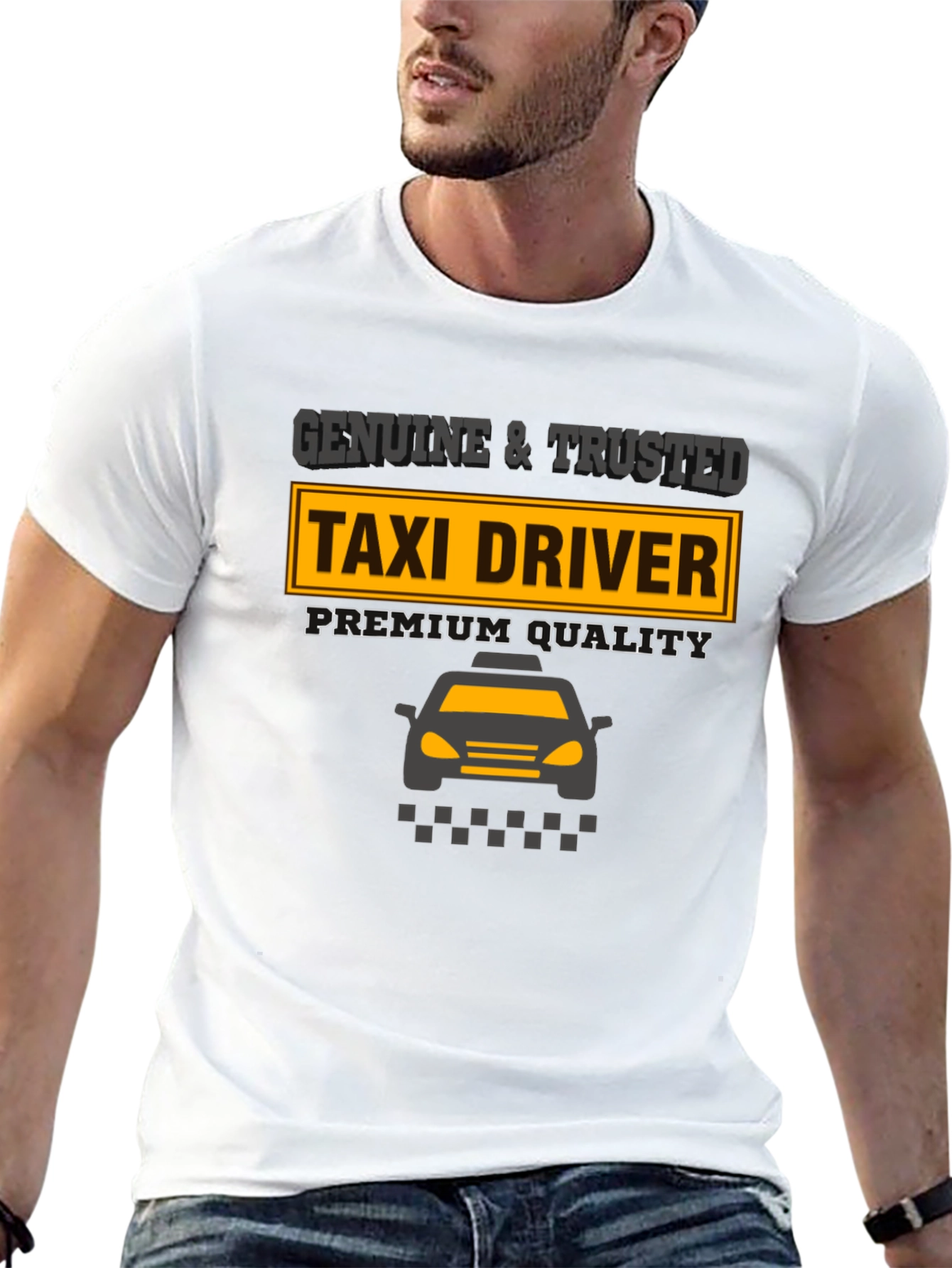 Genuine & Trusted Taxi Driver Premium Quality T-Shirt