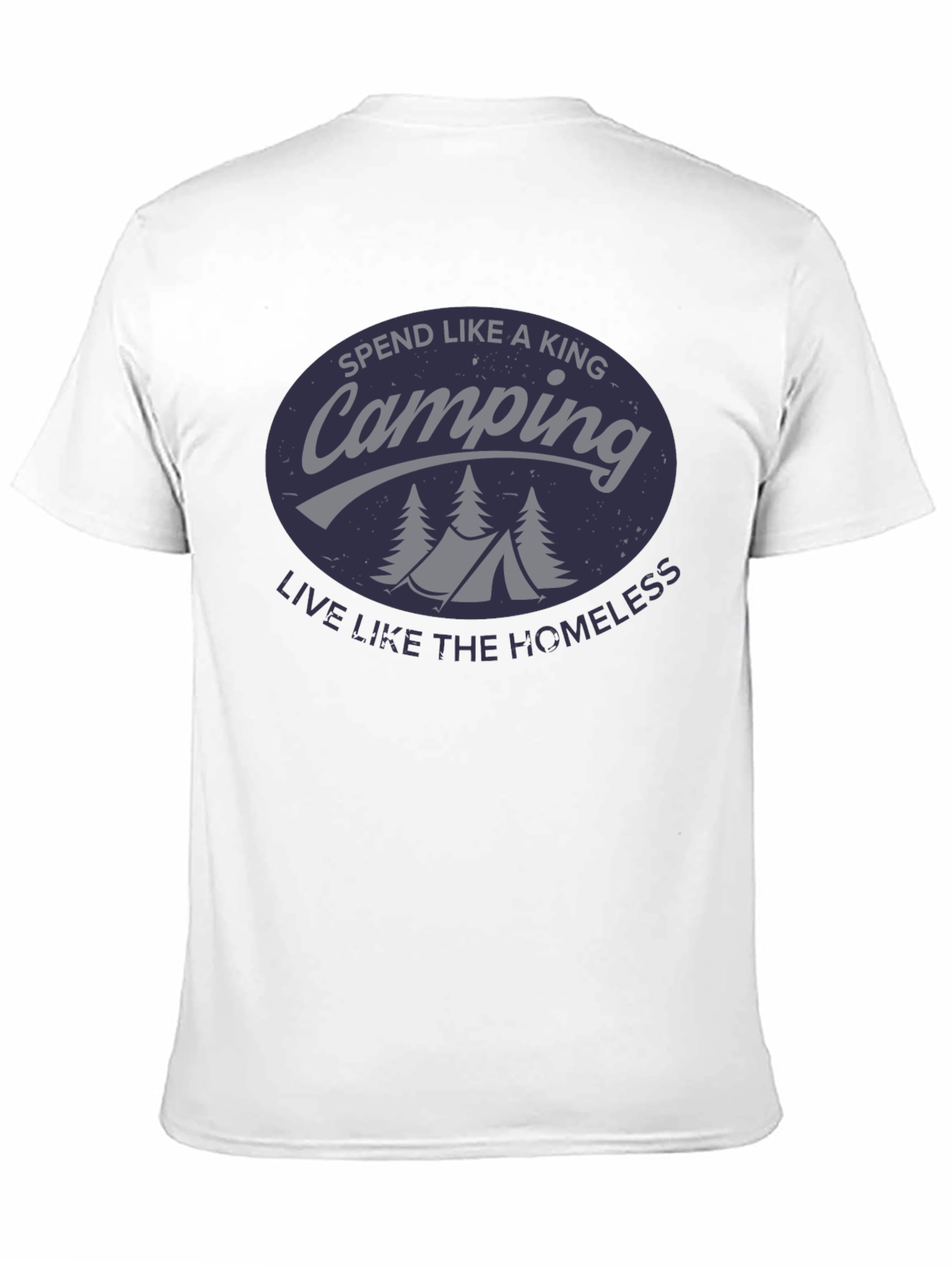 Camping King T-Shirt - Funny Outdoor Adventure Tee