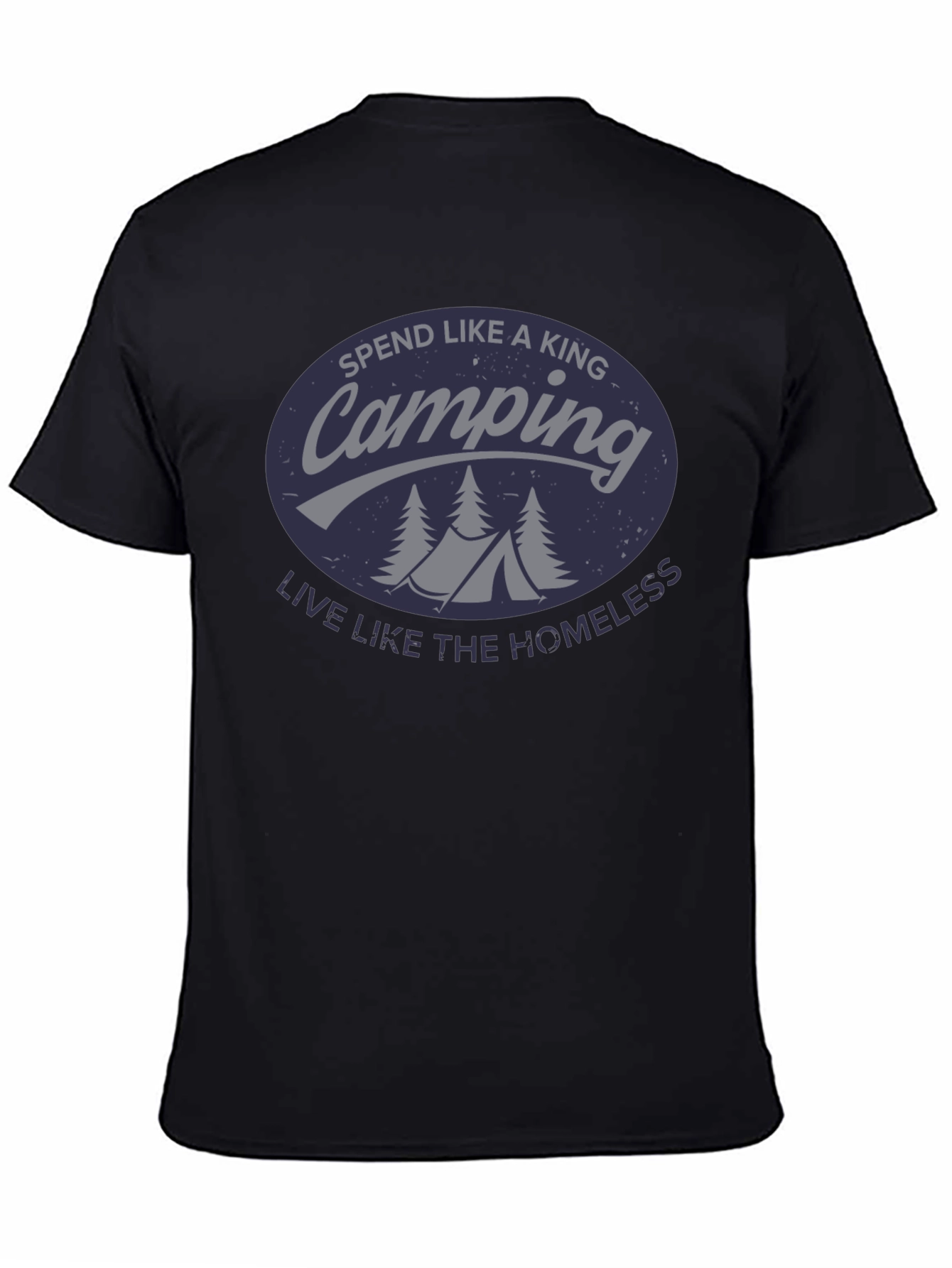 Camping King T-Shirt - Funny Outdoor Adventure Tee