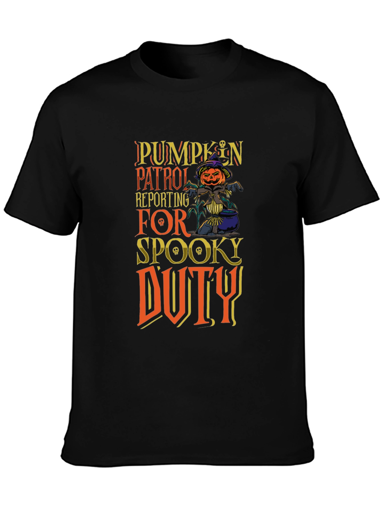 Pumpkin Patrol Spooky Duty T-Shirt