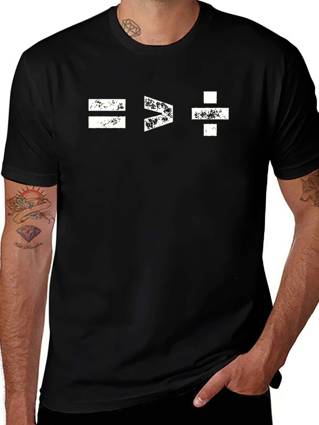 Math Symbol Graphic Tee - Equation Humor