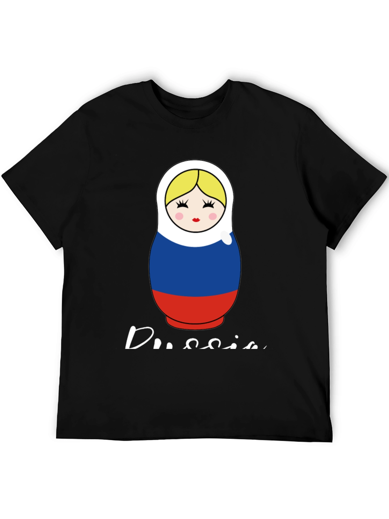 Matryoshka Doll Russia Flag Graphic Tee
