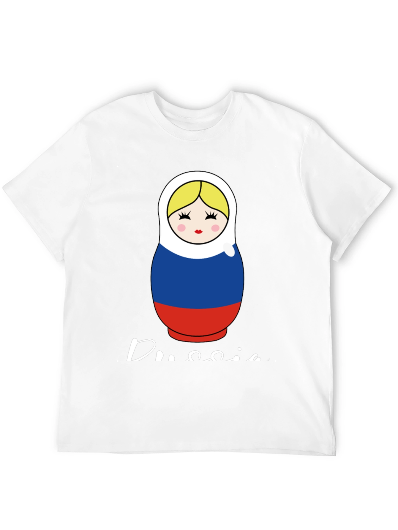 Matryoshka Doll Russia Flag Graphic Tee