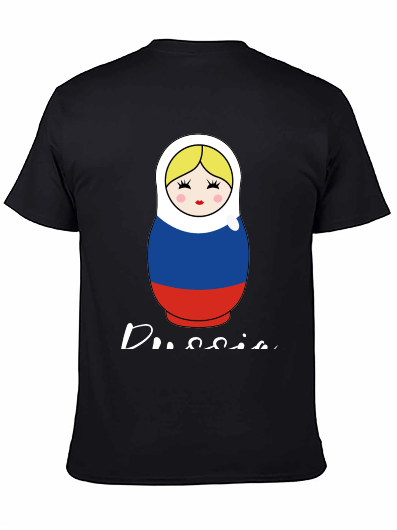 Matryoshka Doll Russia Flag Graphic Tee